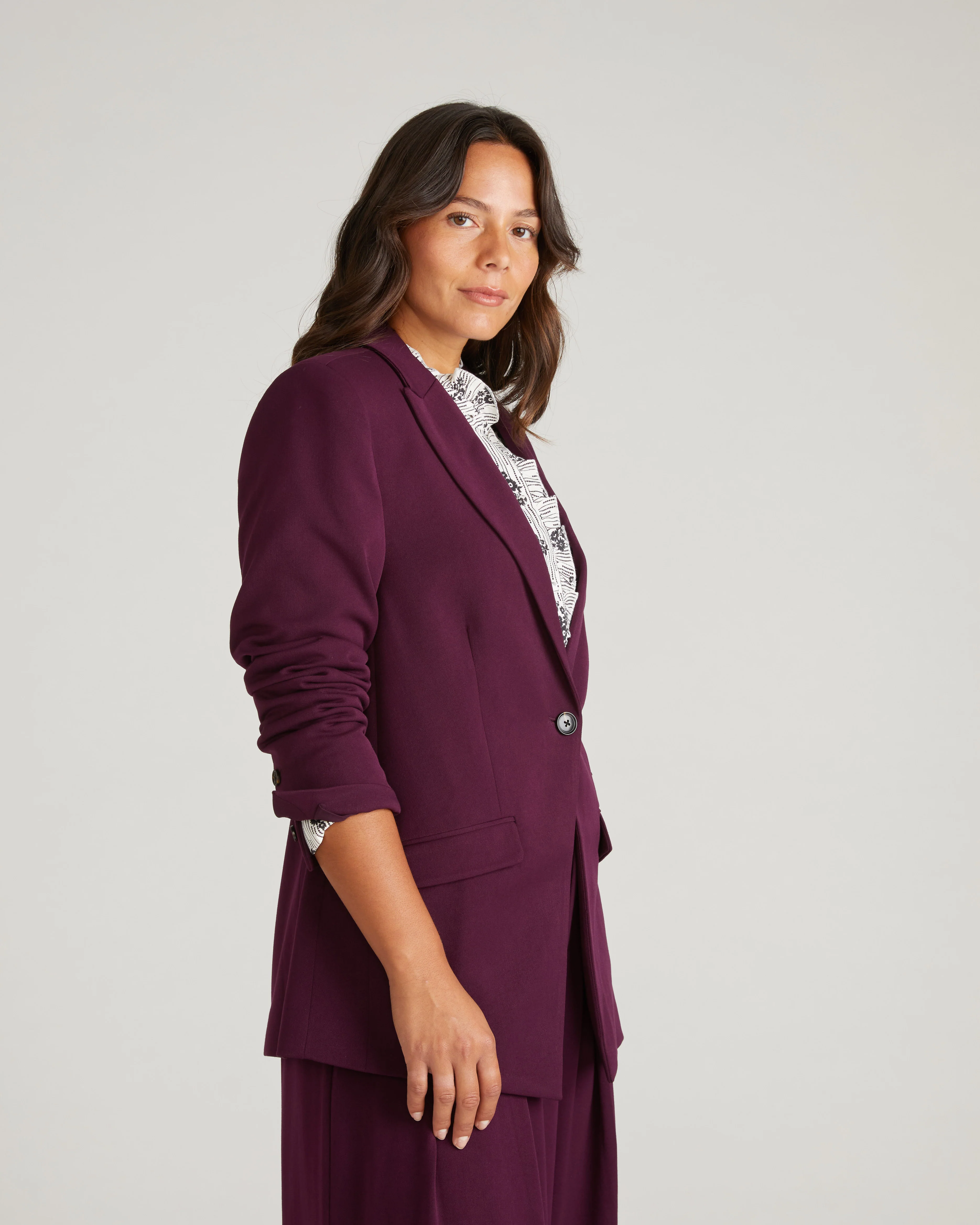 All Day Daria Blazer - Gamay - Image 2
