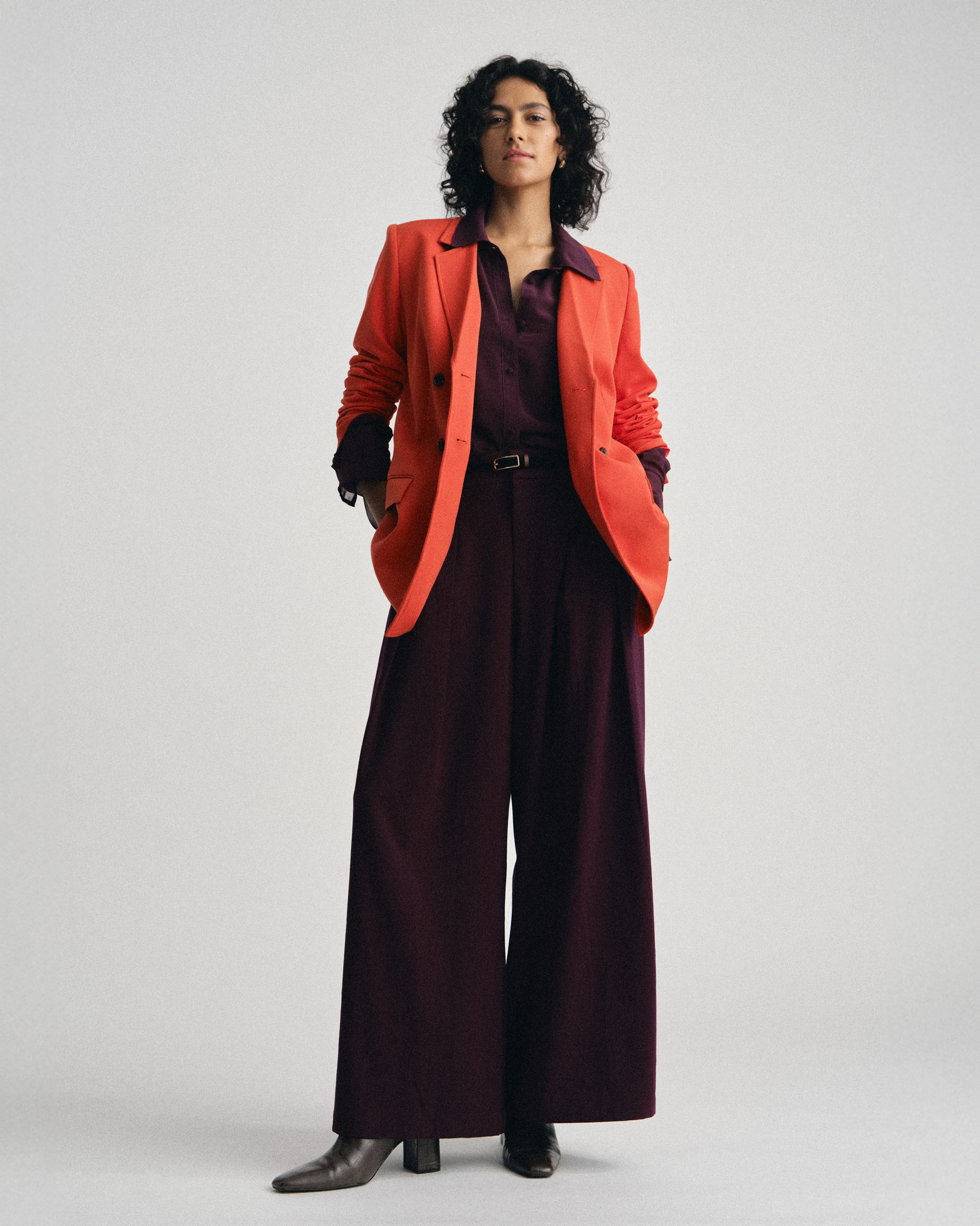 All Day Palais Wide Leg Pants - Gamay - Image 7