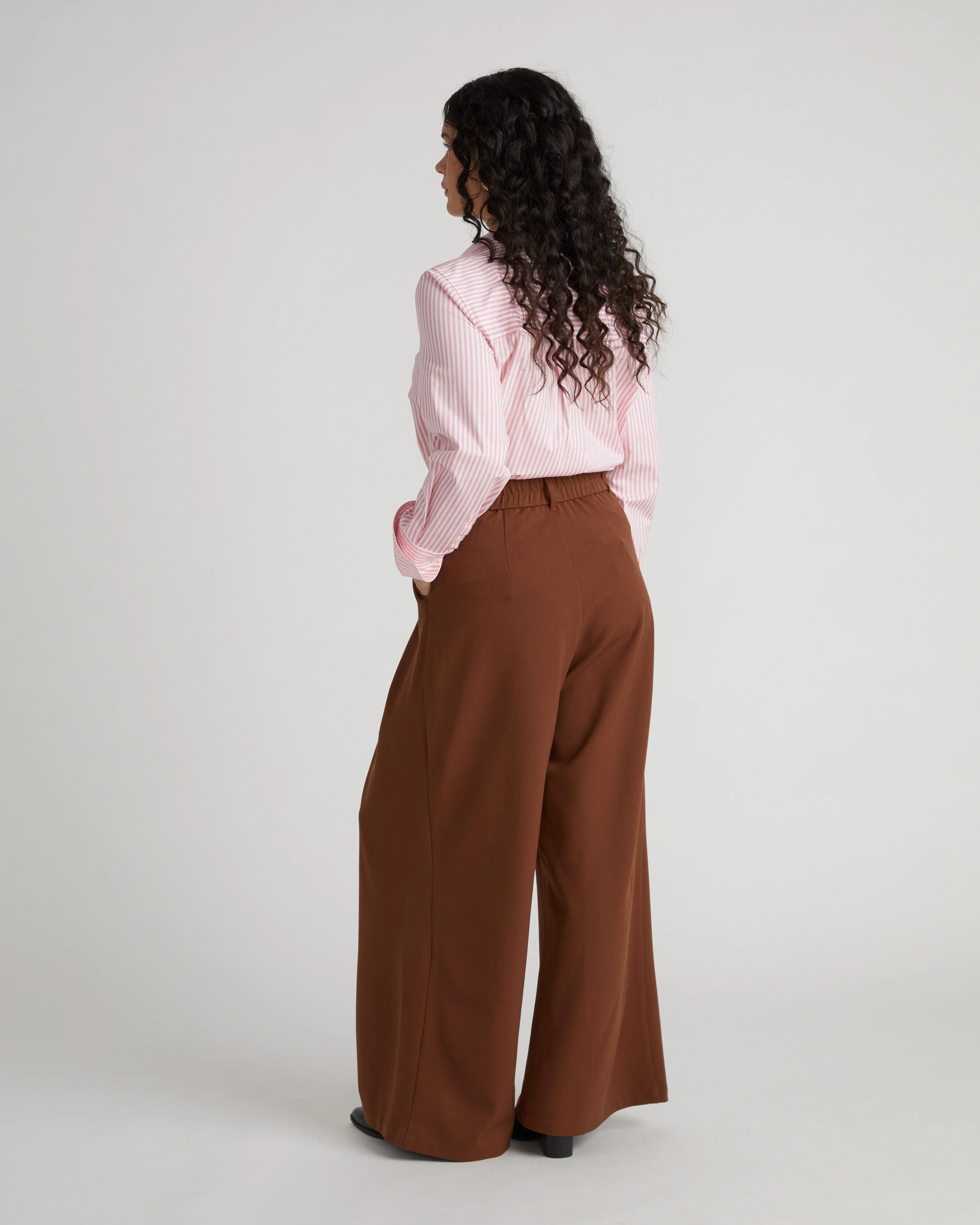 All Day Palais Wide Leg Pants - Pony - Image 3