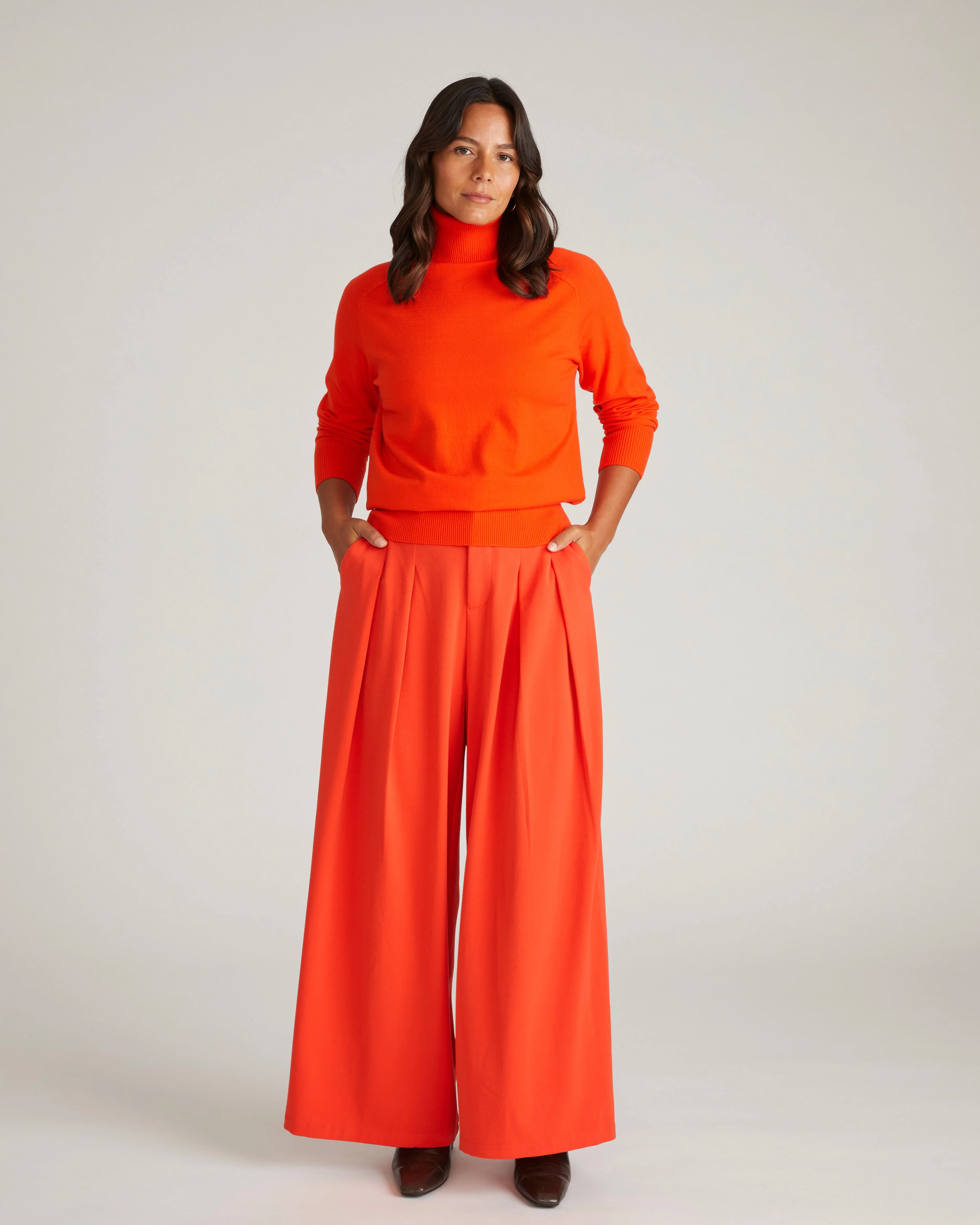 All Day Palais Wide Leg Pants - Poppy - Image 5