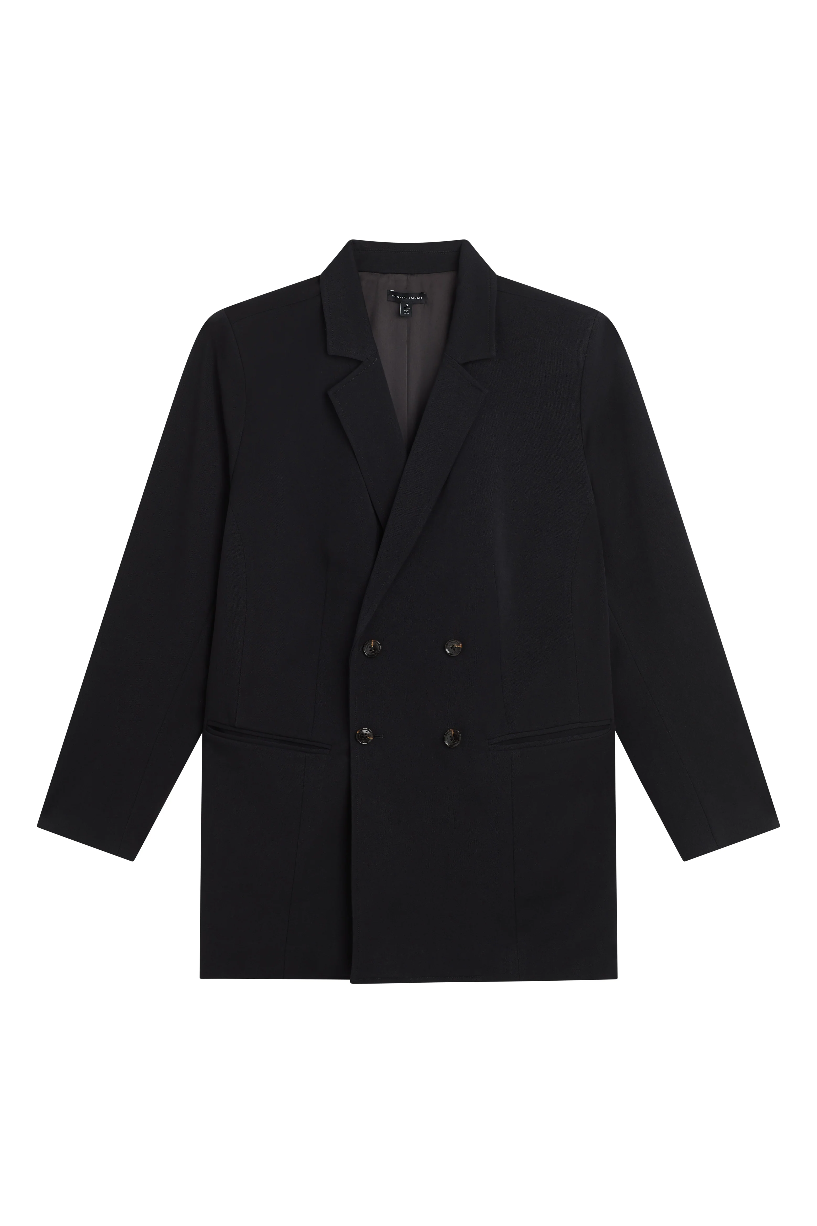 All Day Warren Double Breasted Blazer - Black - Image 6