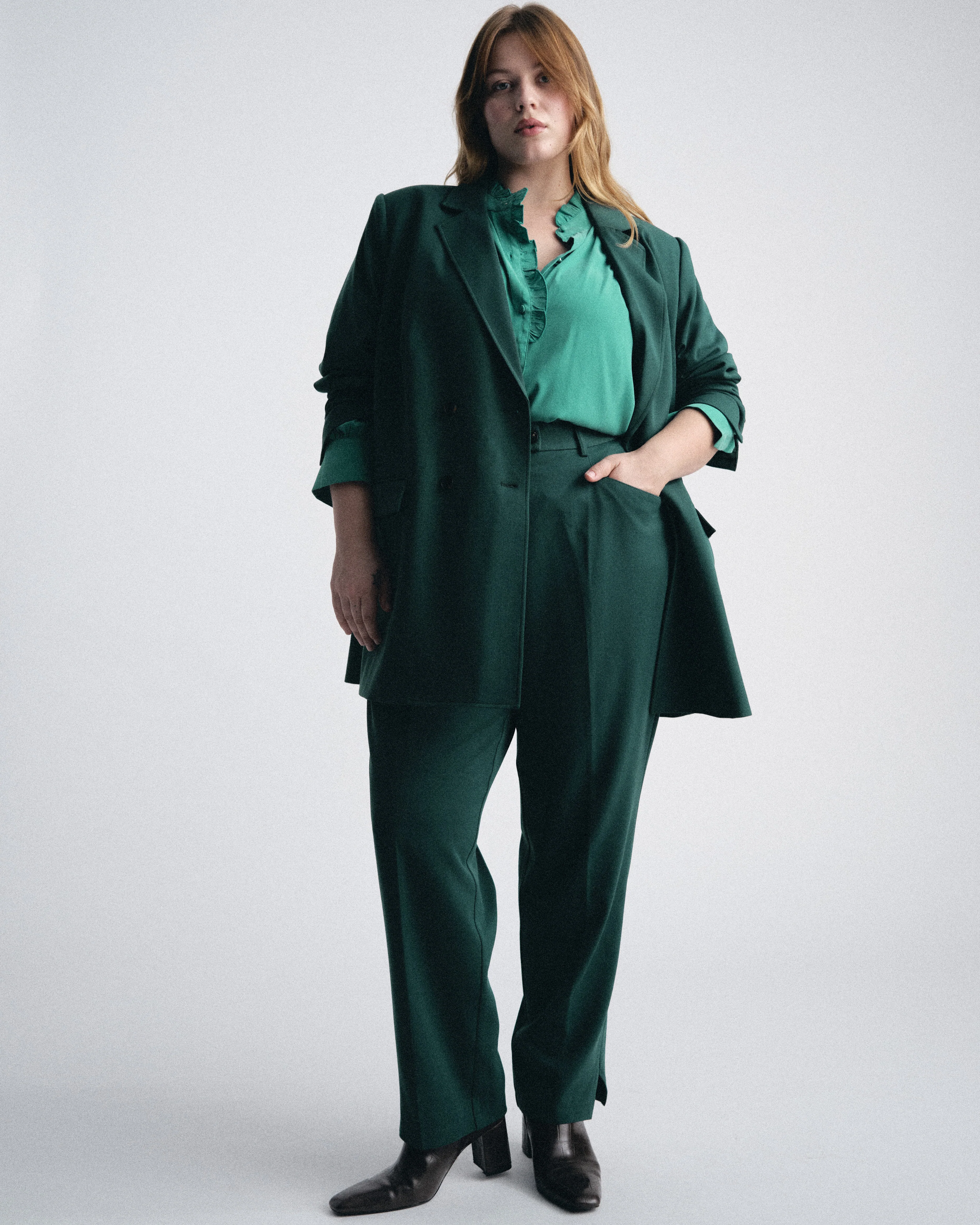 All Day Warren Double Breasted Blazer - Botanic - Image 2