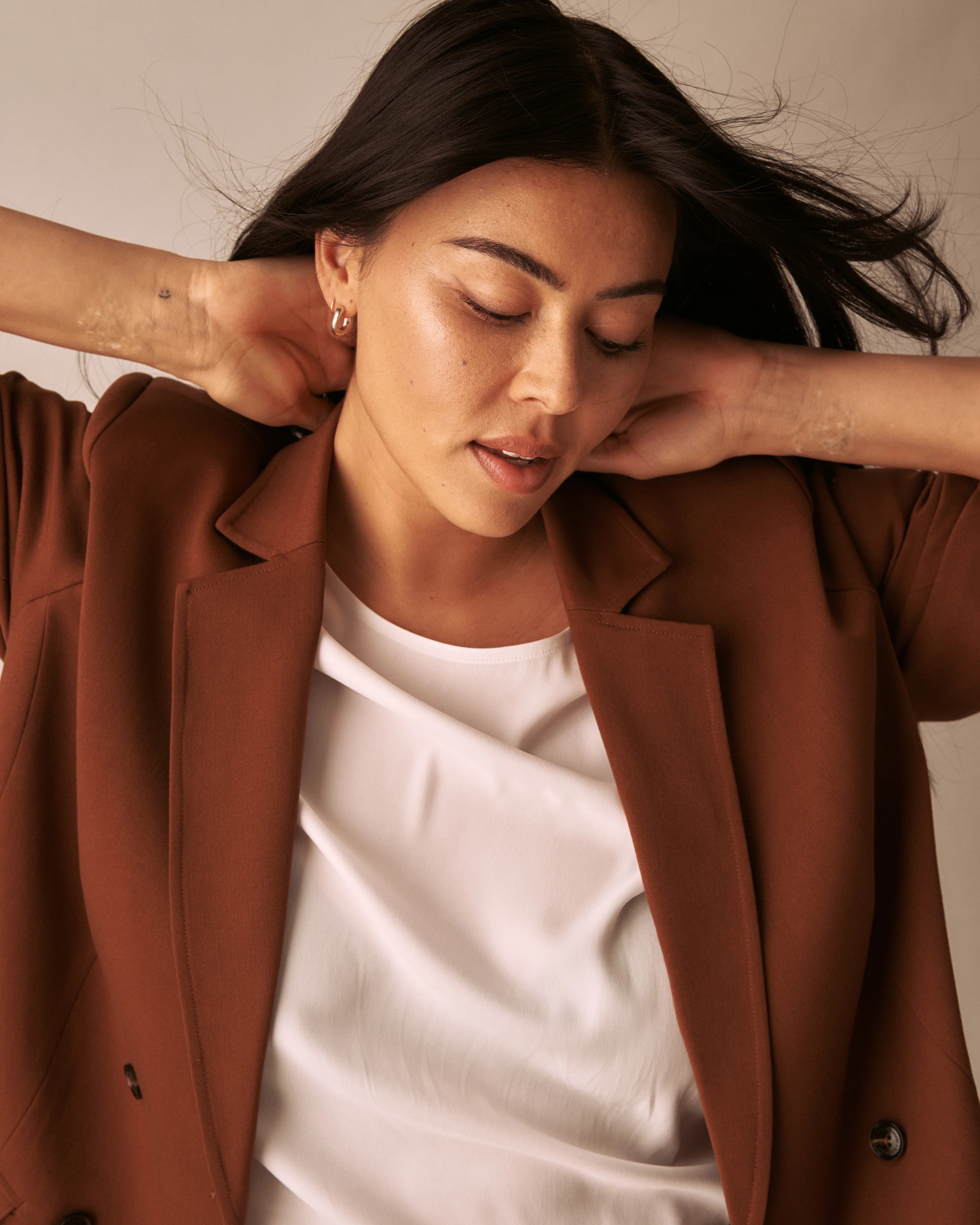 All Day Warren Double Breasted Blazer - Pony - Image 4