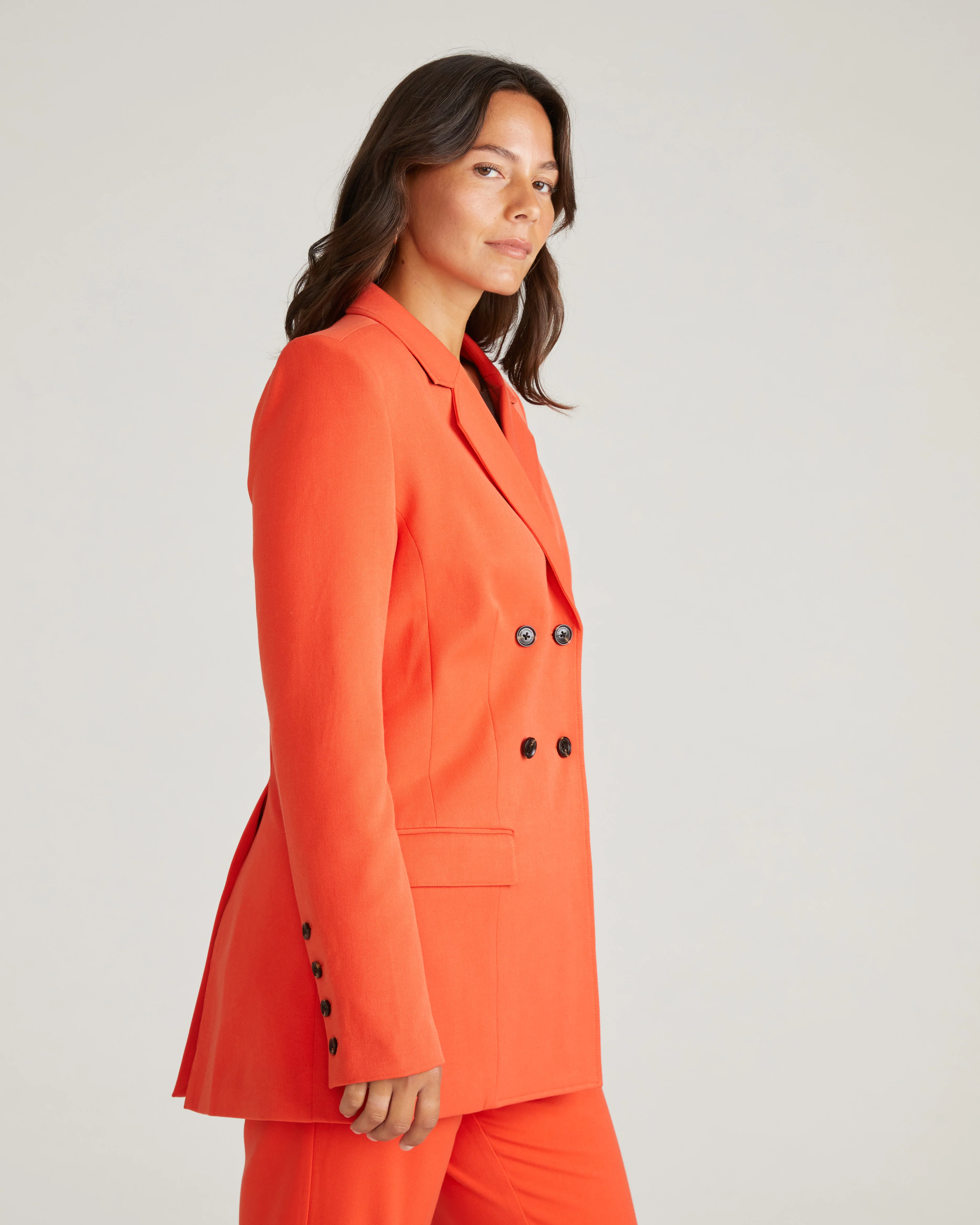 All Day Warren Double Breasted Blazer - Poppy - Image 8