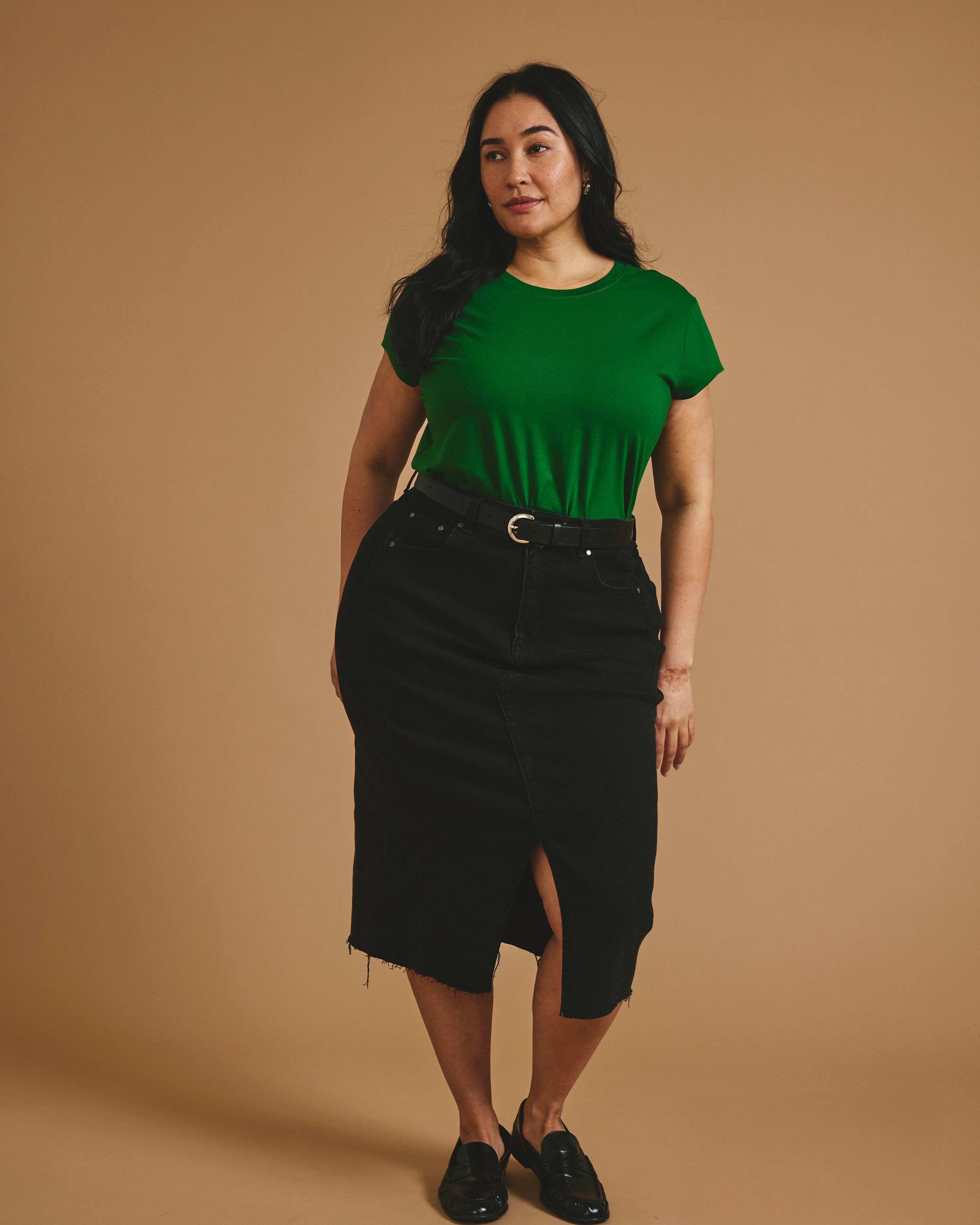 Ashley Cap Sleeve Tee - Green Park - Image 2