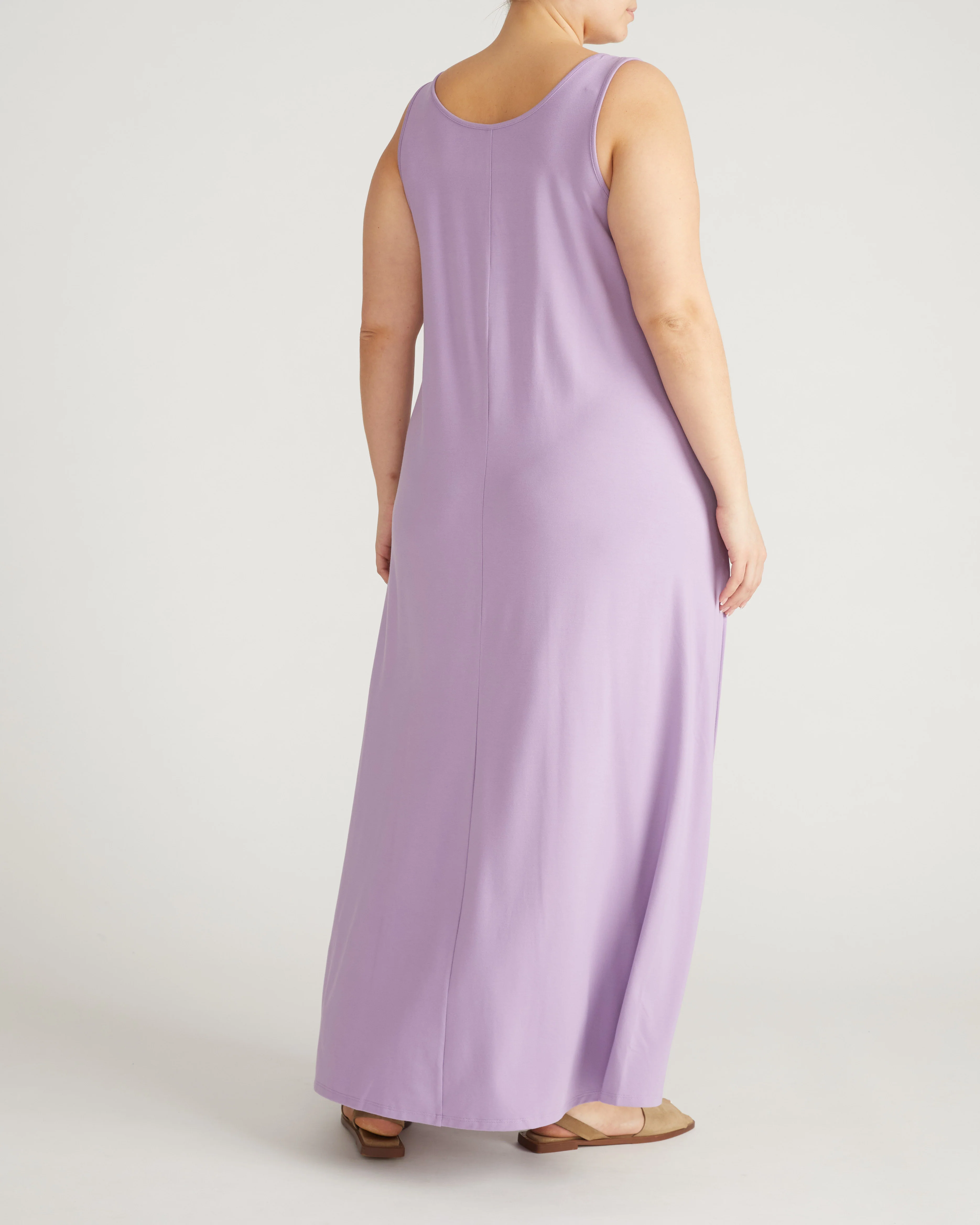 Athena Divine Jersey Dress - Spring Iris - Image 4