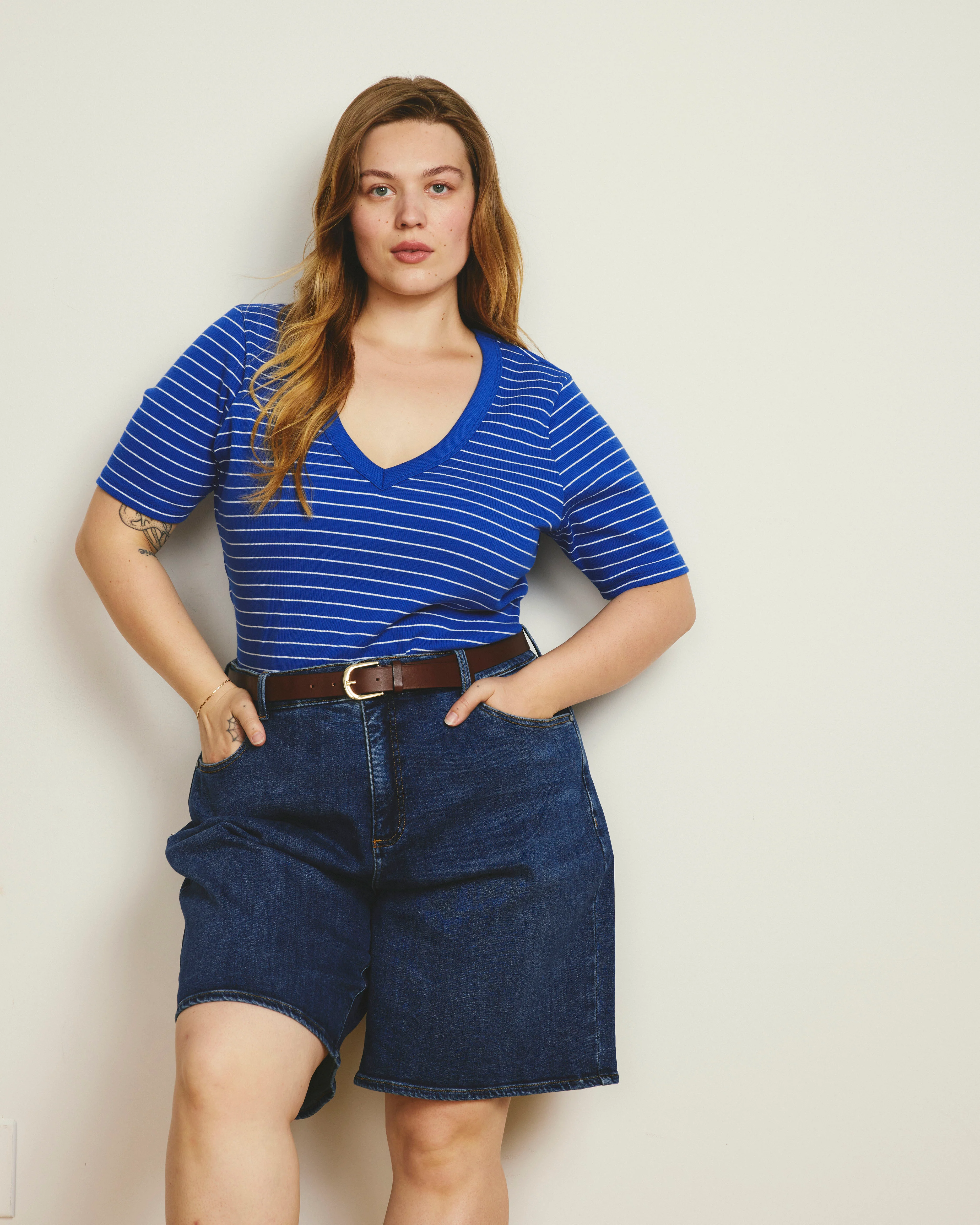 Bae Denim Shorts - Dark Indigo - Image 2