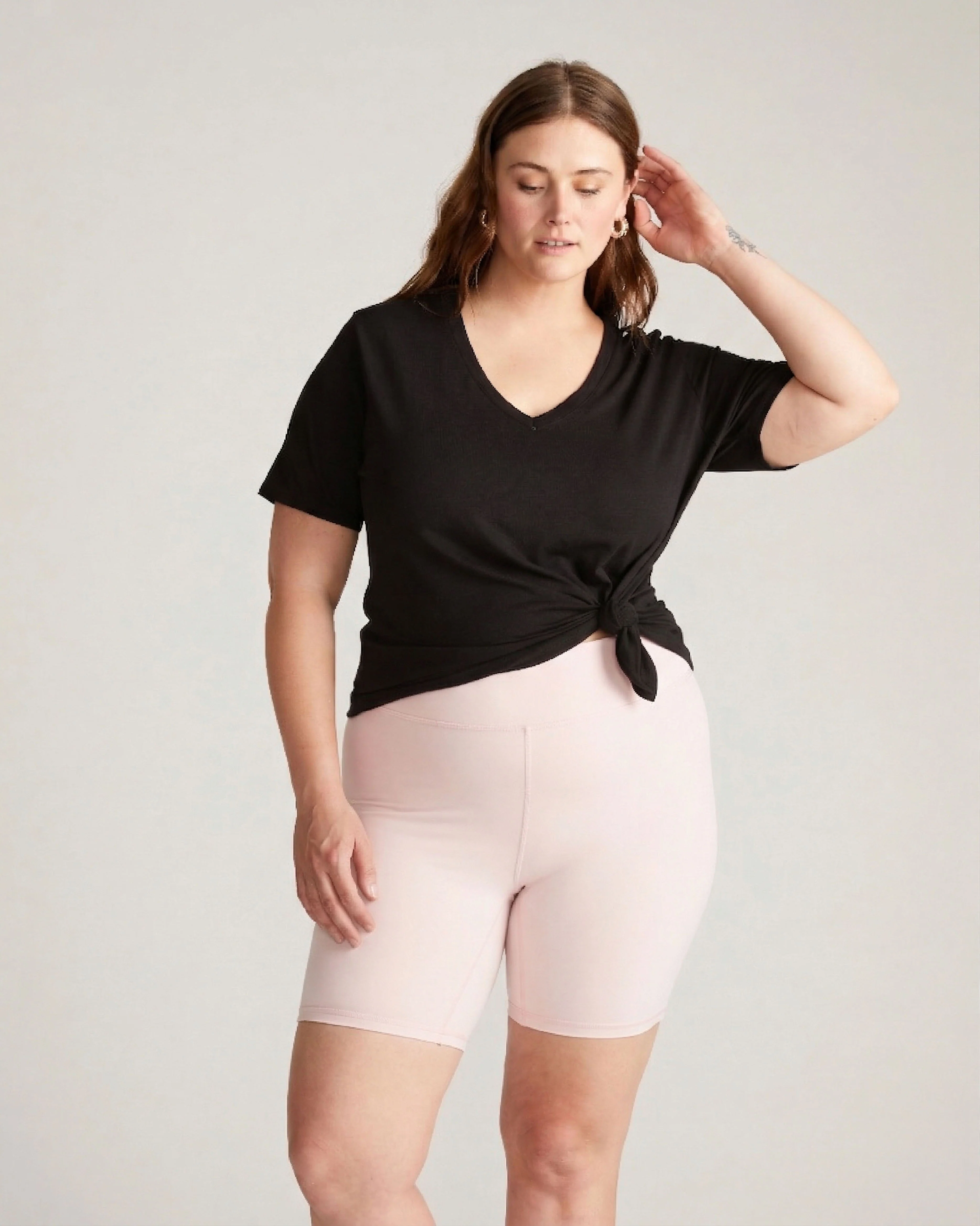 Barely-There Slip Shorts - Pale Pink - Image 2