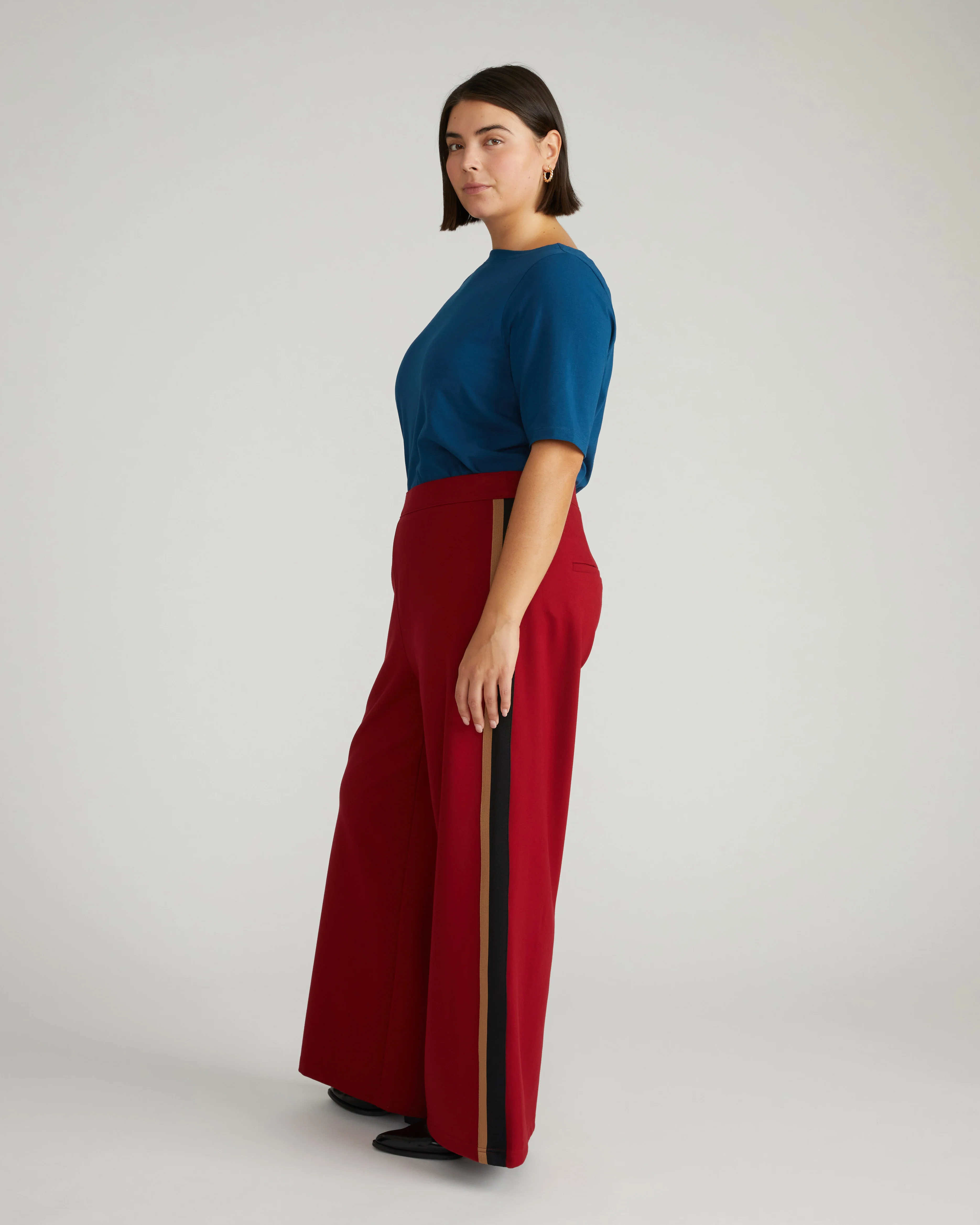 Bella Boatneck Tee - Deep Teal - Image 2