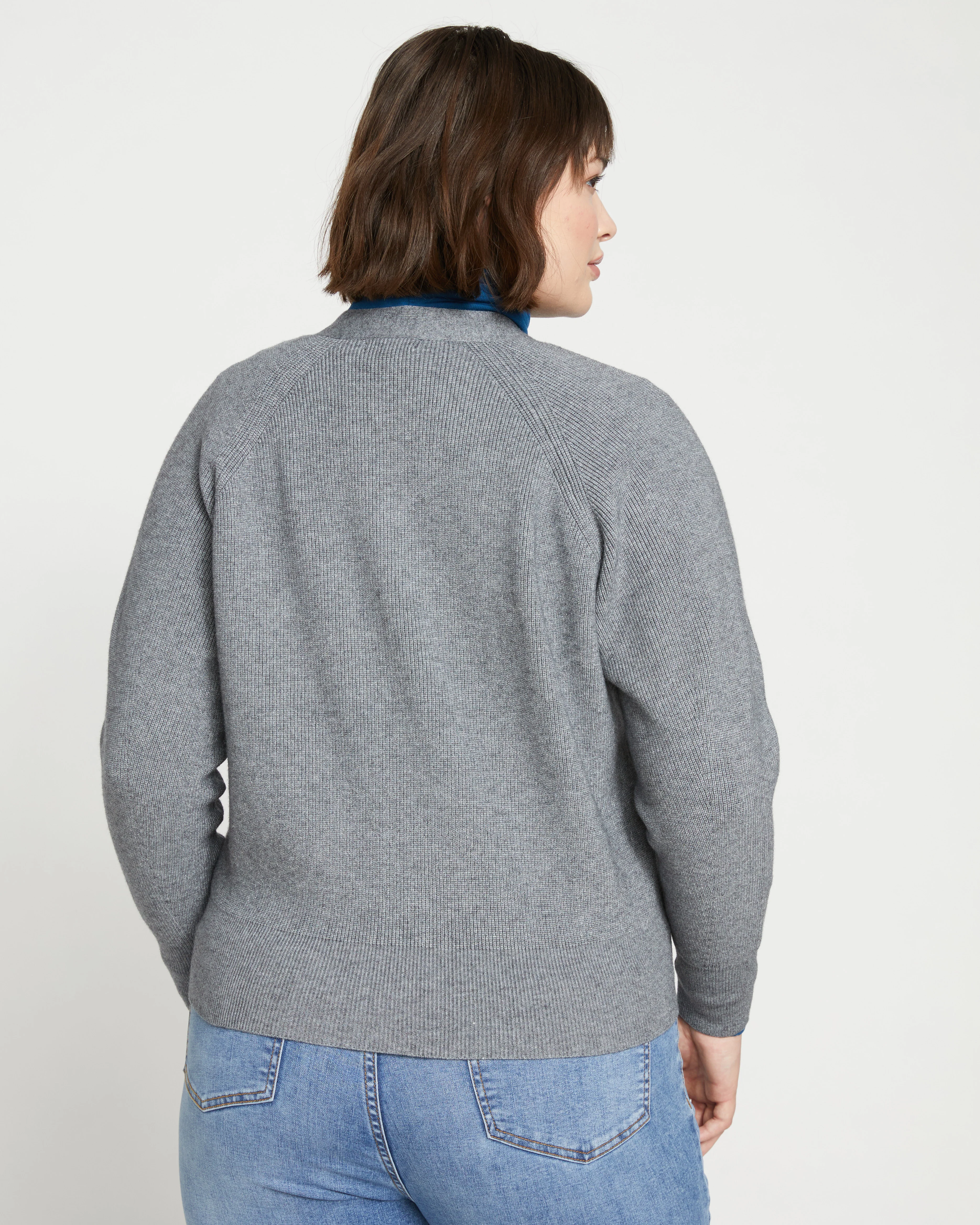 Better-Than-Wool Cardigan - Heather Grey - Image 4