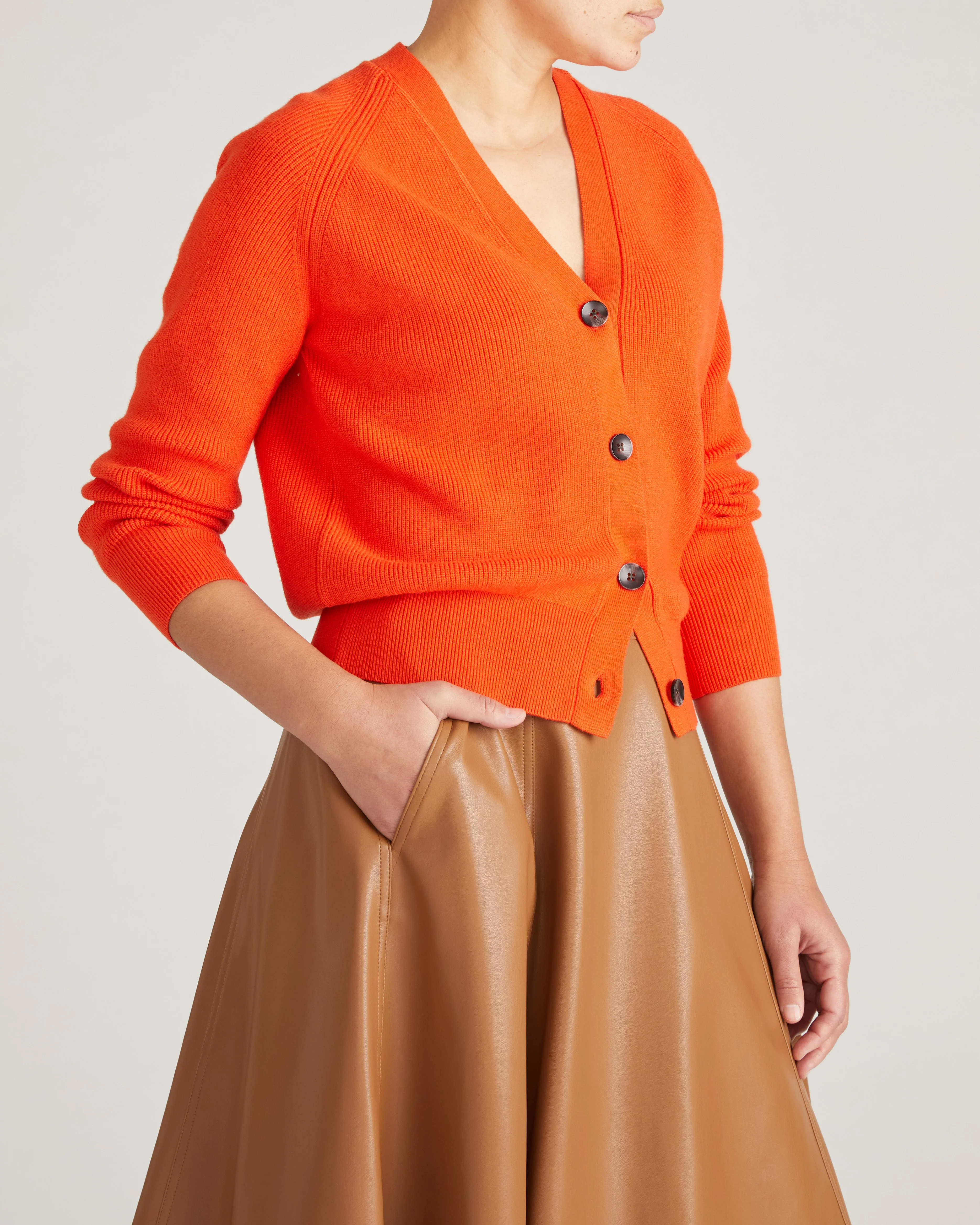 Better-Than-Wool Cardigan - Orange Flame - Image 6