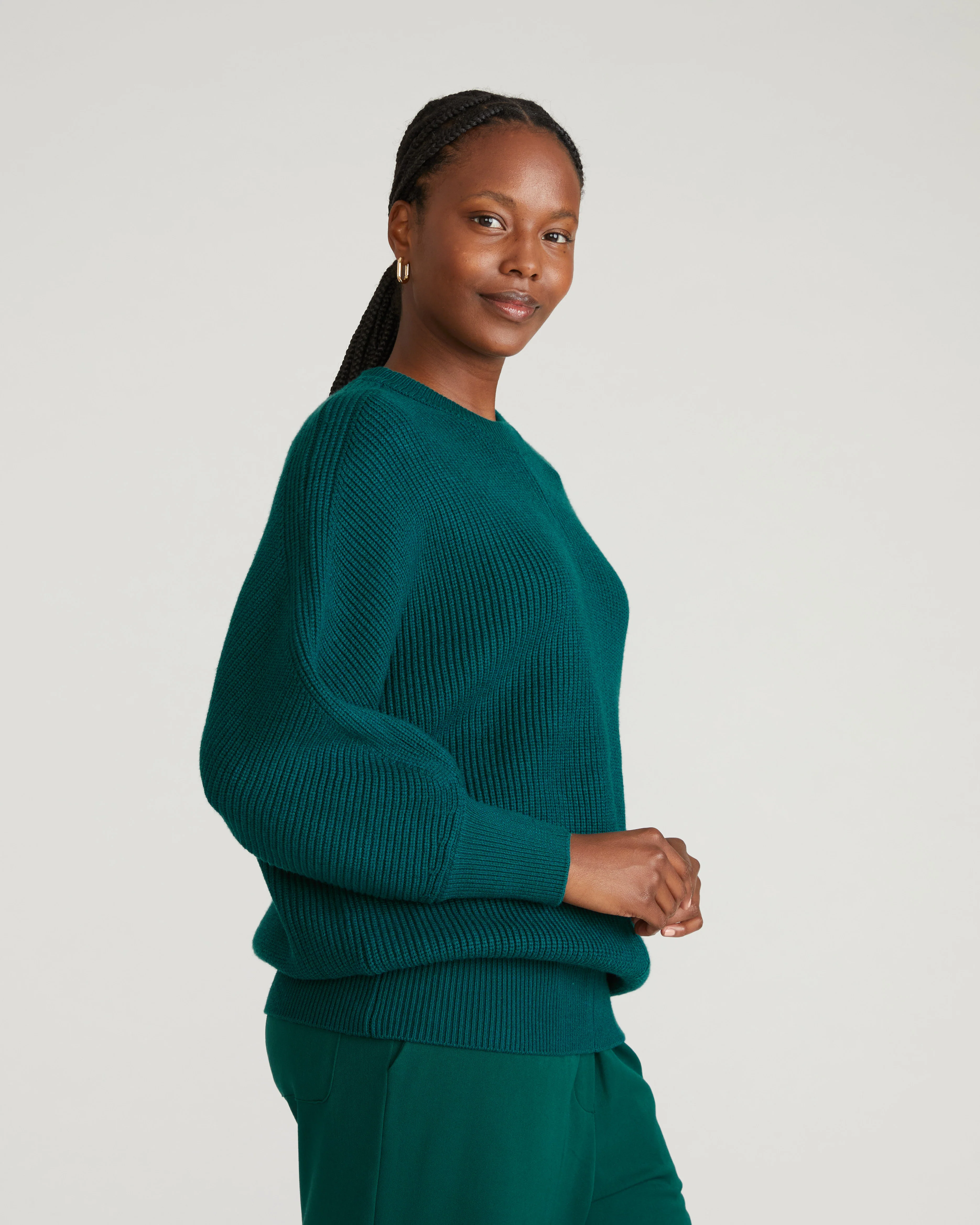 Better-Than-Wool Dolman Sweater - Botanic - Image 3