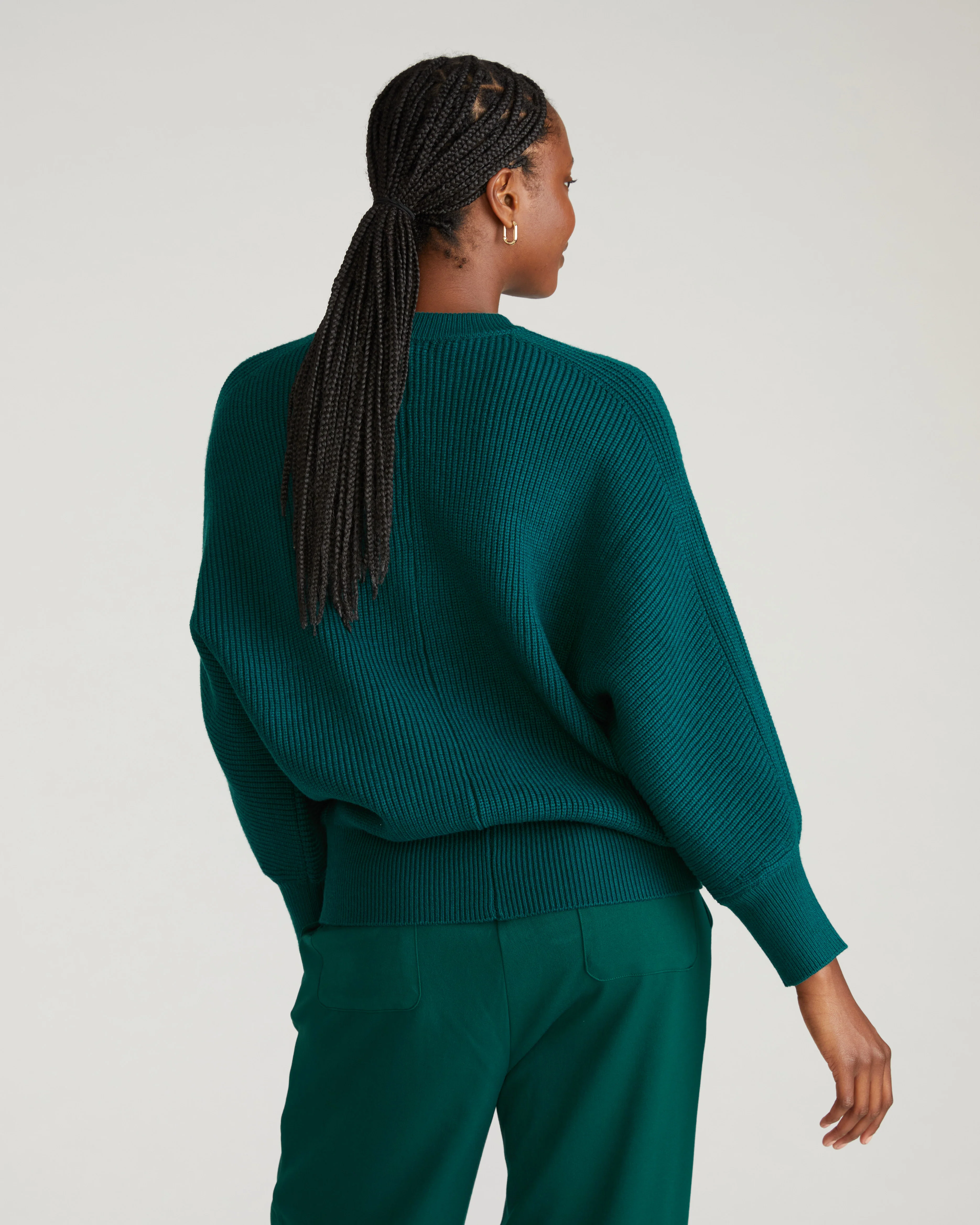 Better-Than-Wool Dolman Sweater - Botanic - Image 4