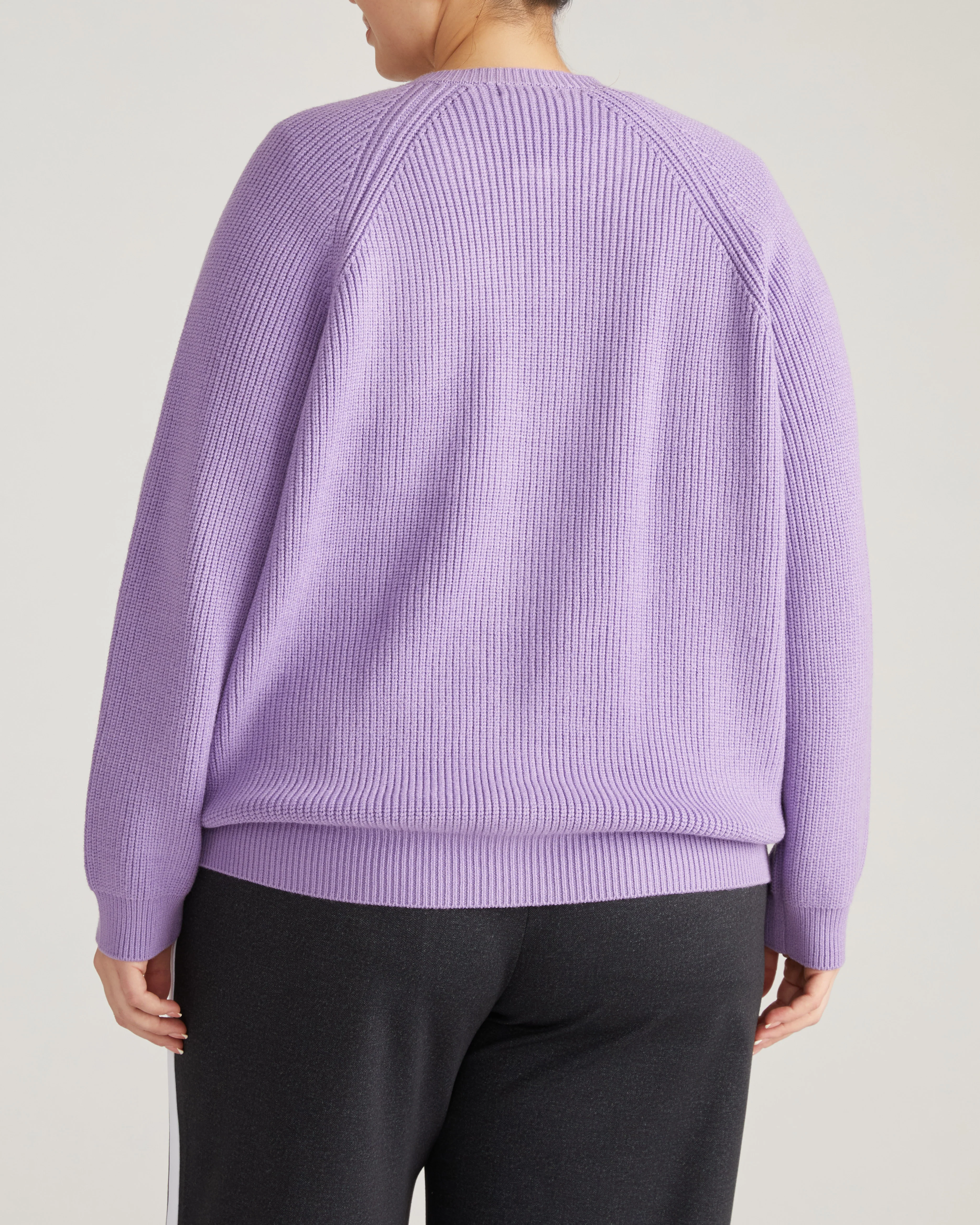 Better-Than-Wool Zip Cardigan - Purple Posey - Image 5