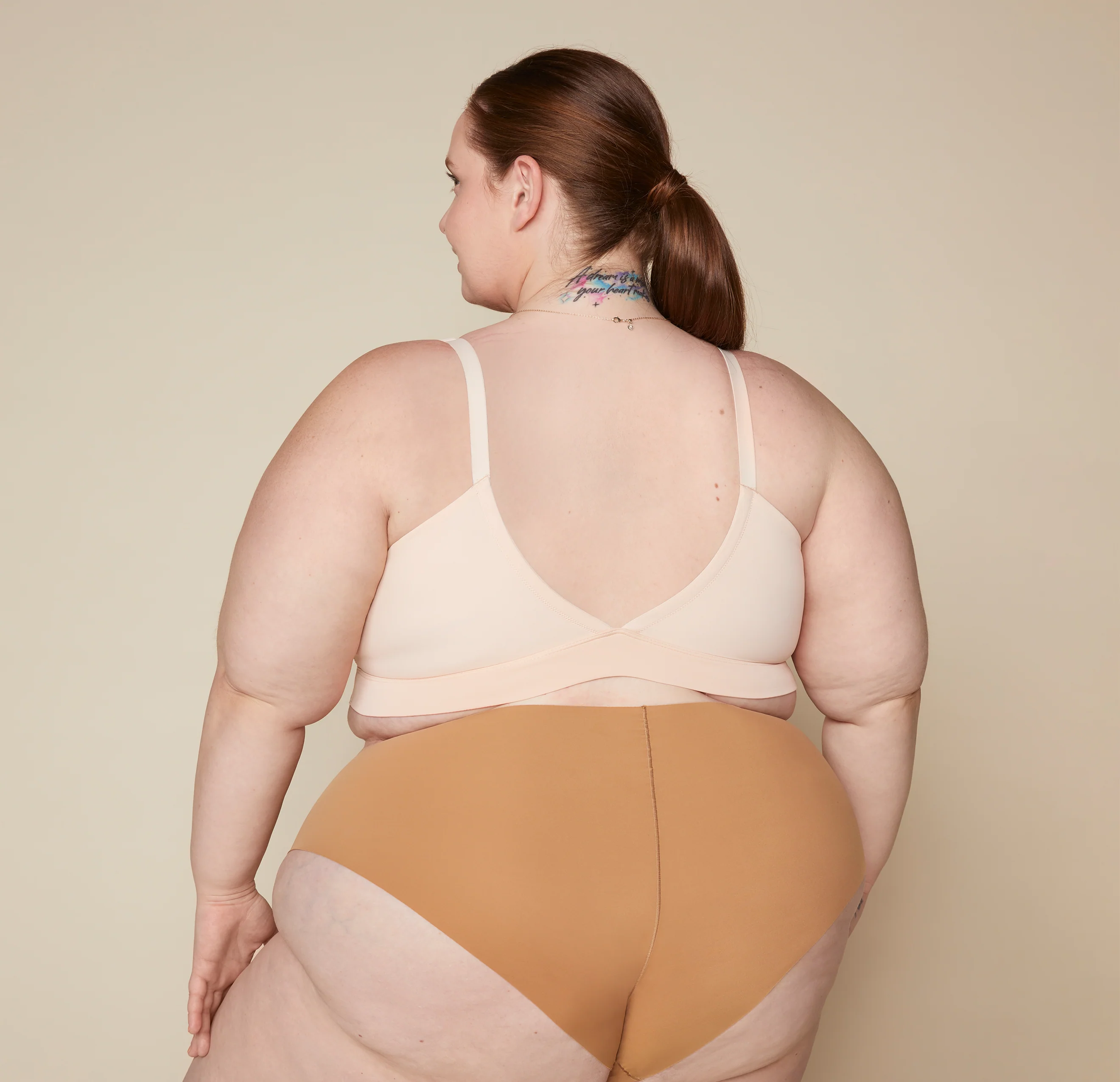 Bliss Triangle Bralette - Rose - Image 7