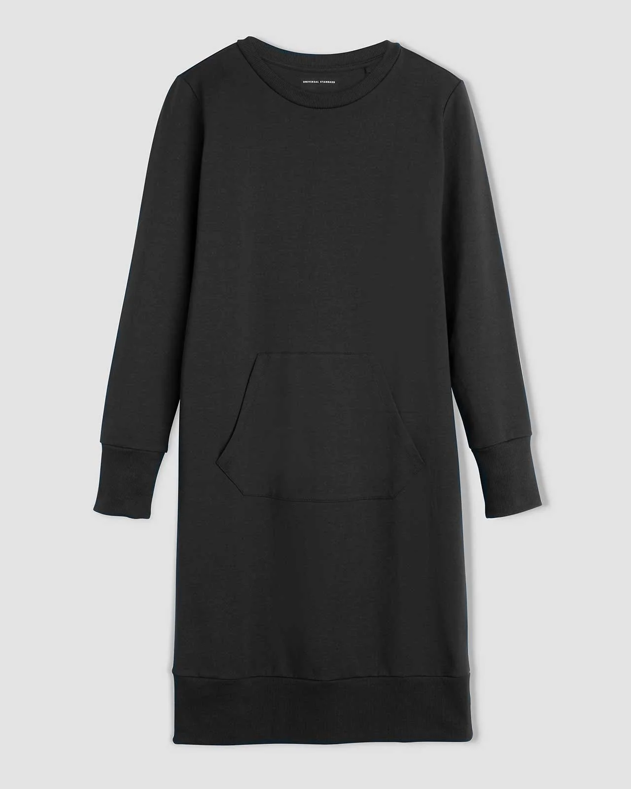 Bree Sweatshirt Dress - Black - Image 5