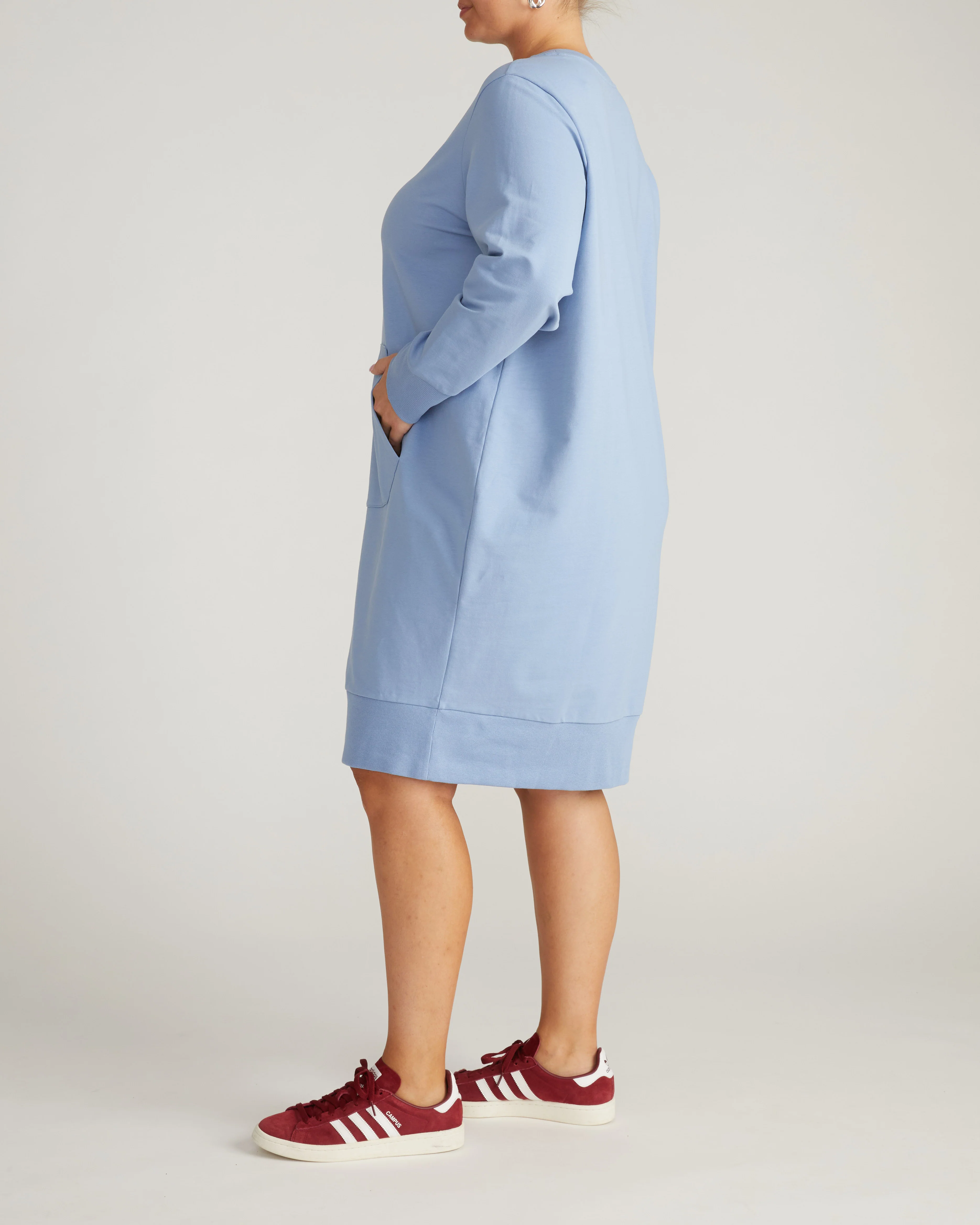 Bree Sweatshirt Dress - Graceful Blue - Image 6