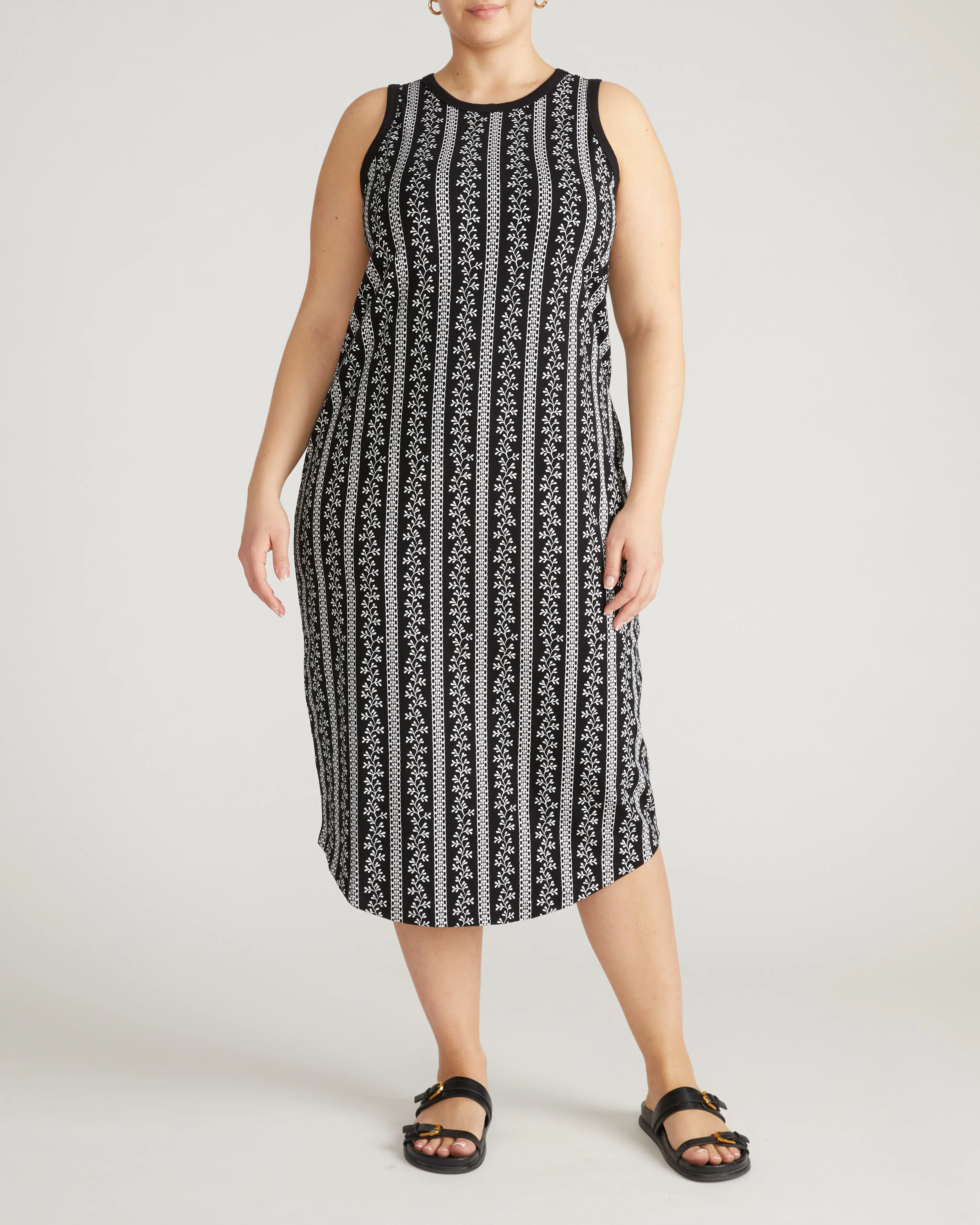 Cai High Neck Tank Dress - Florentine Print - Image 4