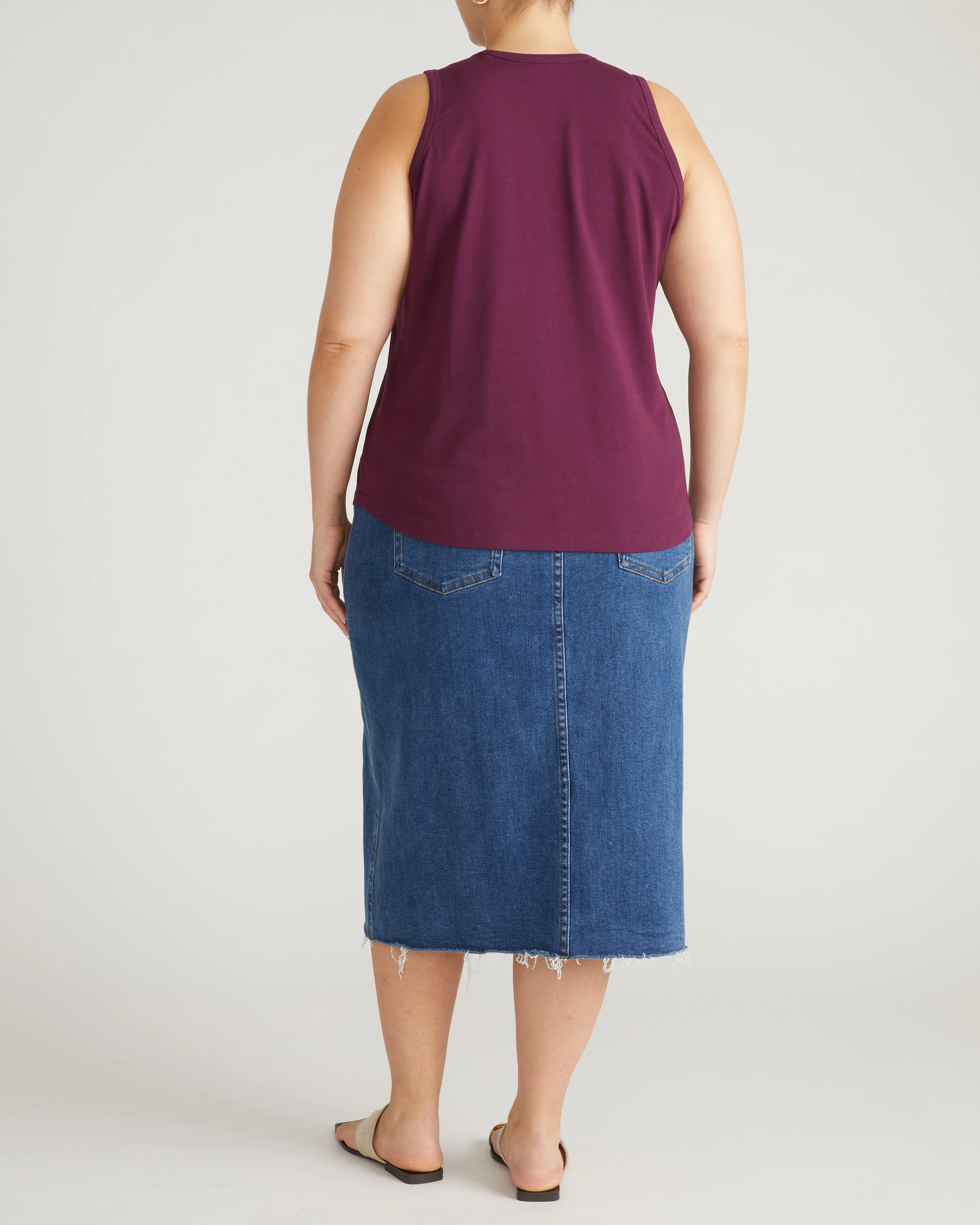 Cai High Neck Tank - Gamay - Image 4