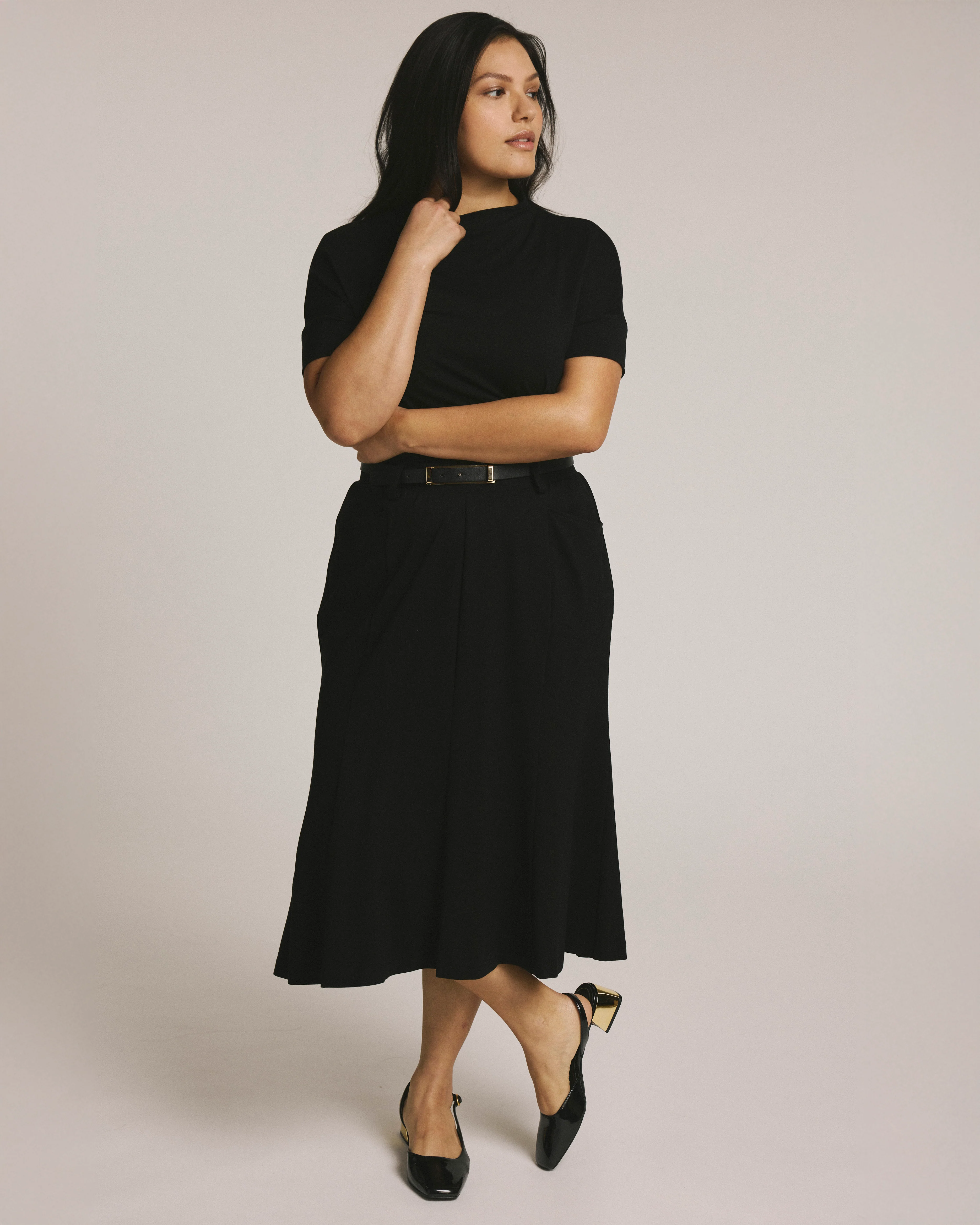 Carla Ponte Skirt - Black - Image 3