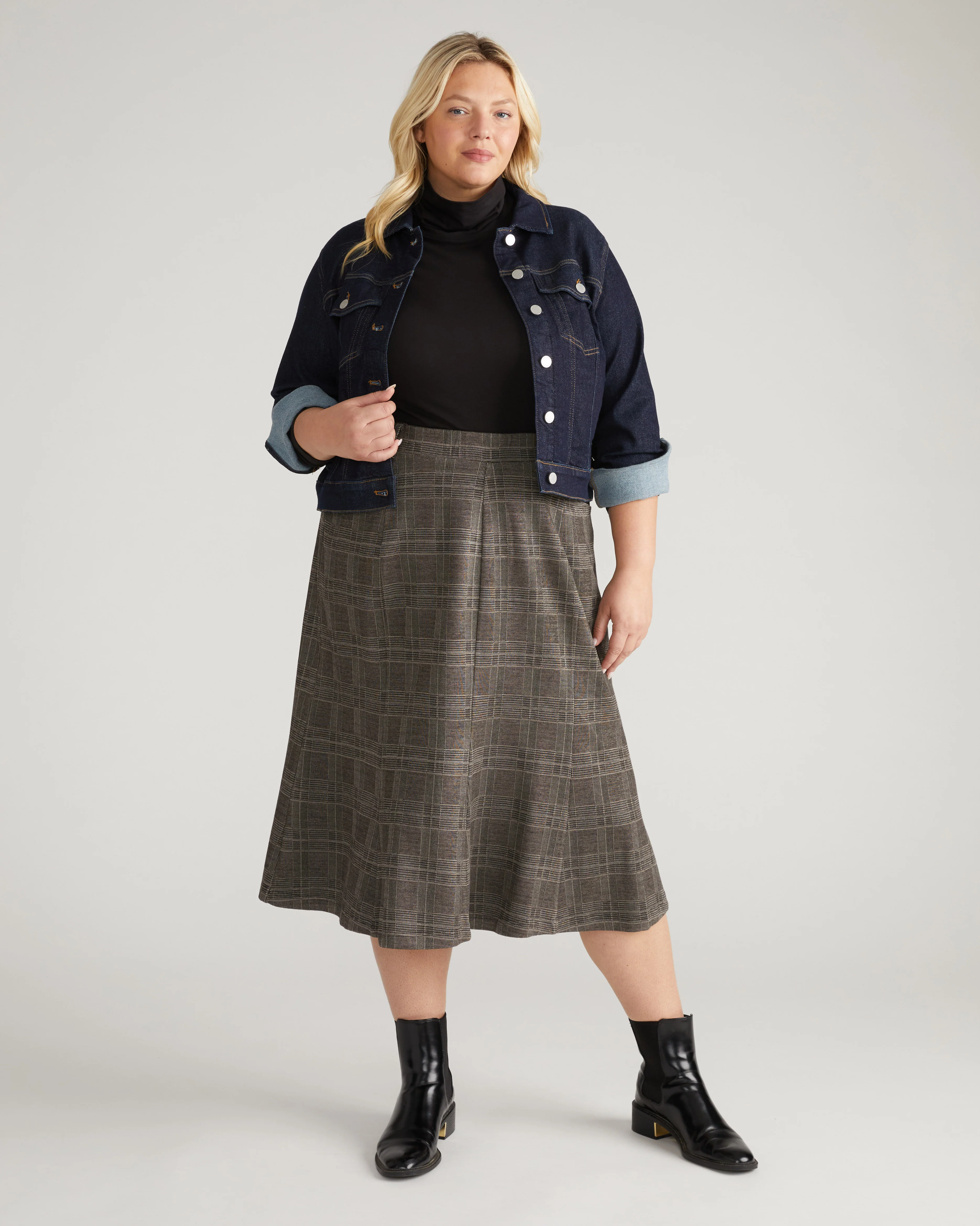 Carla Ponte Skirt - British Plaid - Image 2