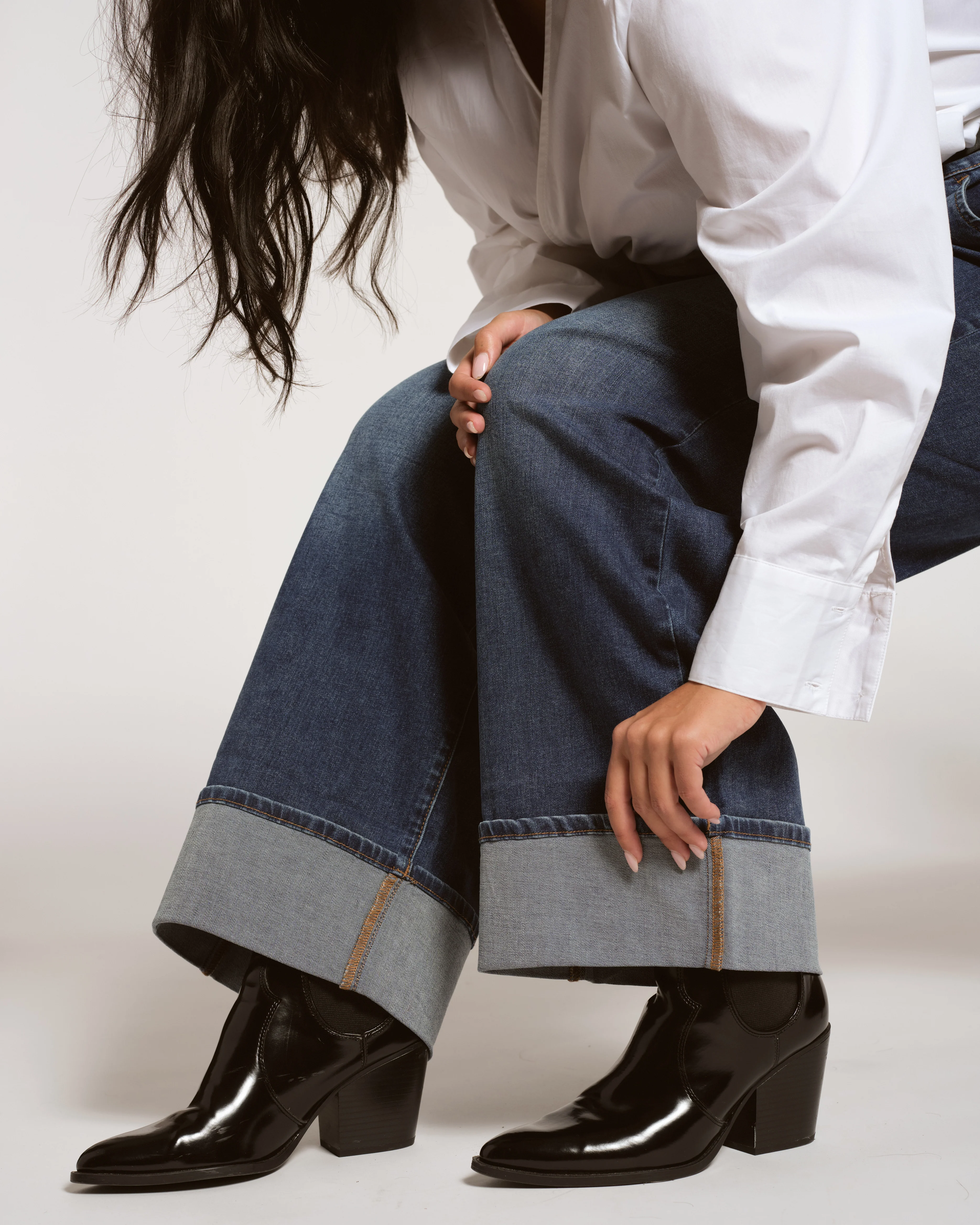 Carol High Rise High Stretch Jeans - Saint Lawrence Blue - Image 2