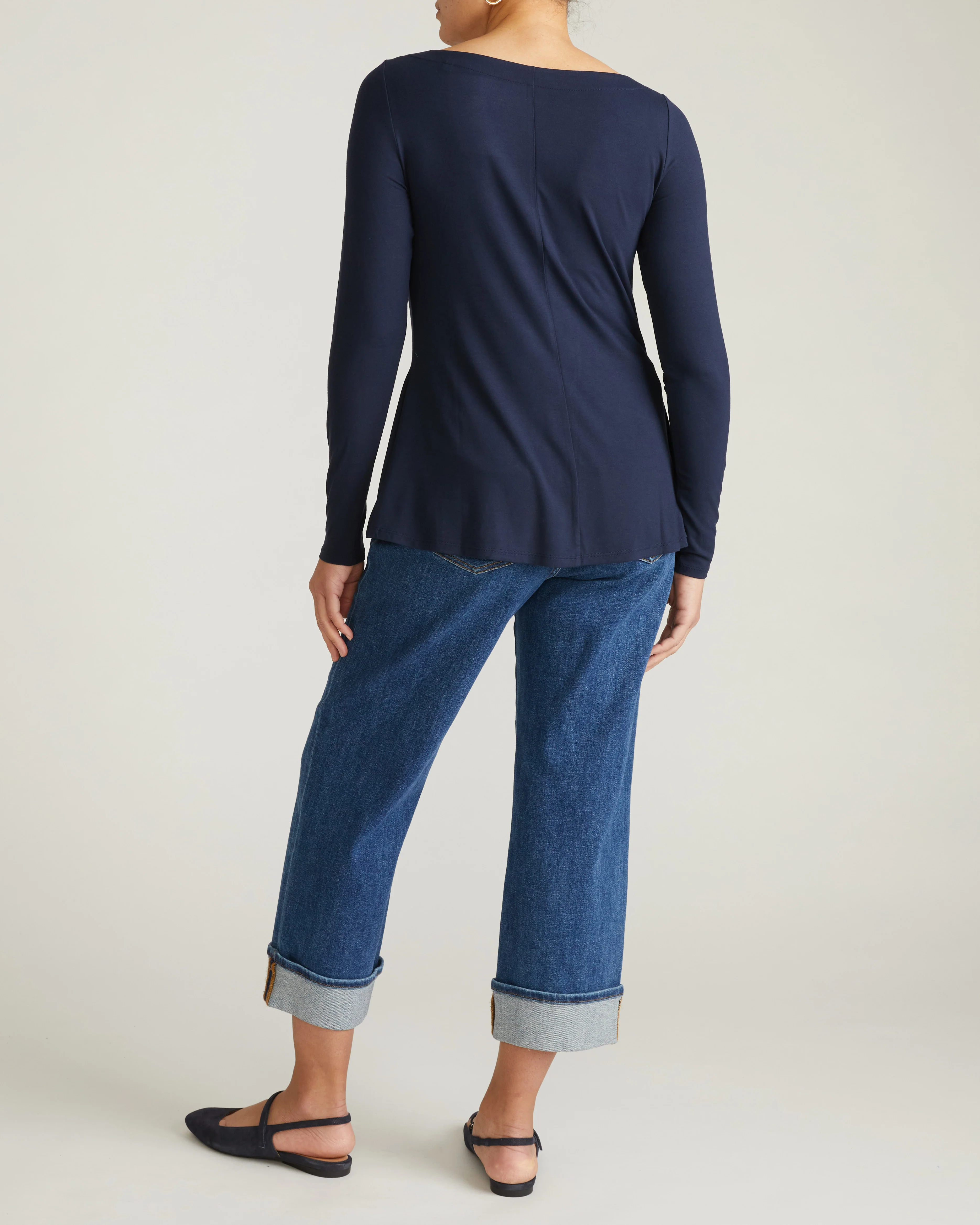 Cassandra Divine Jersey Top - Midnight - Image 3