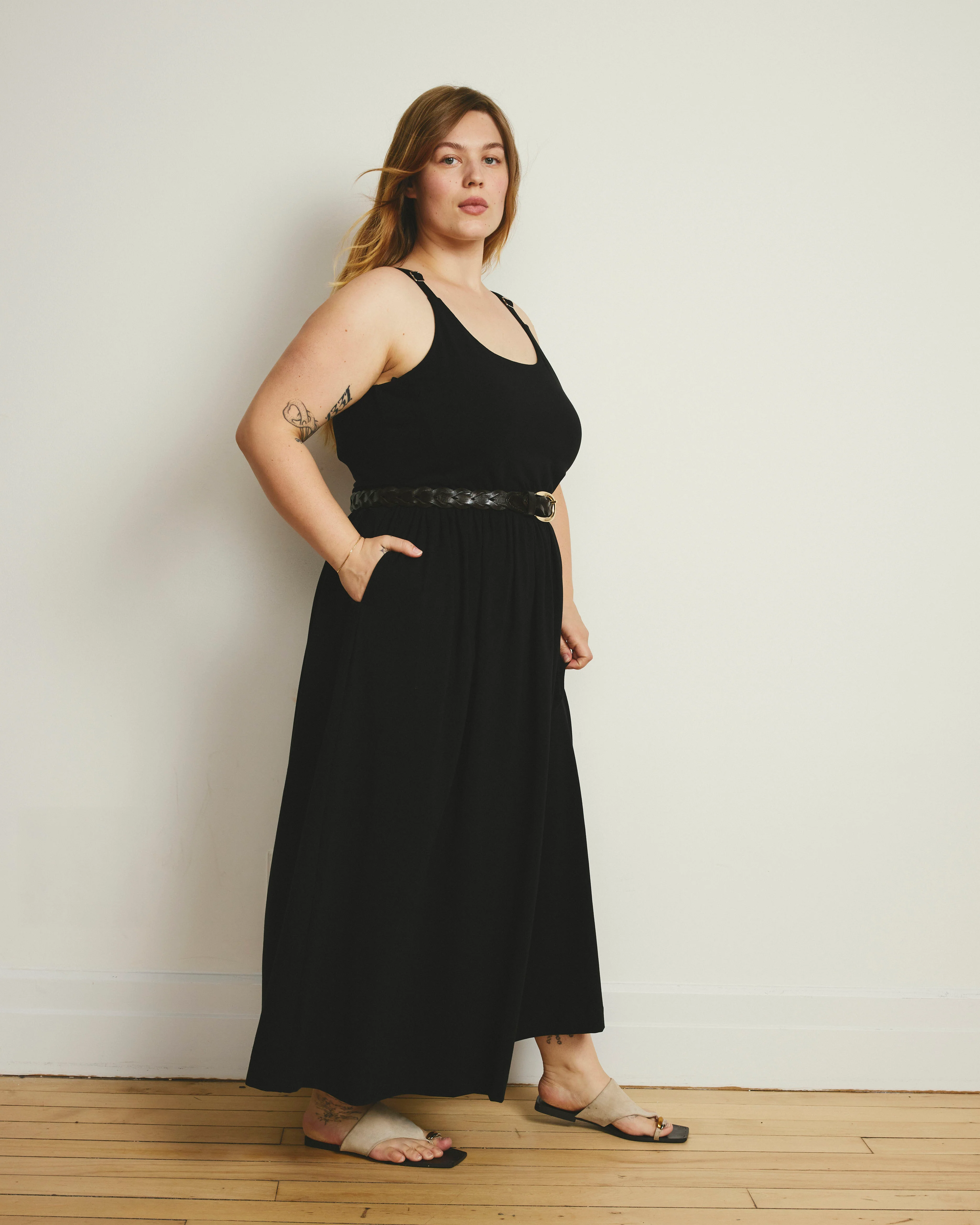Cayo Cami Dress - Black - Image 4