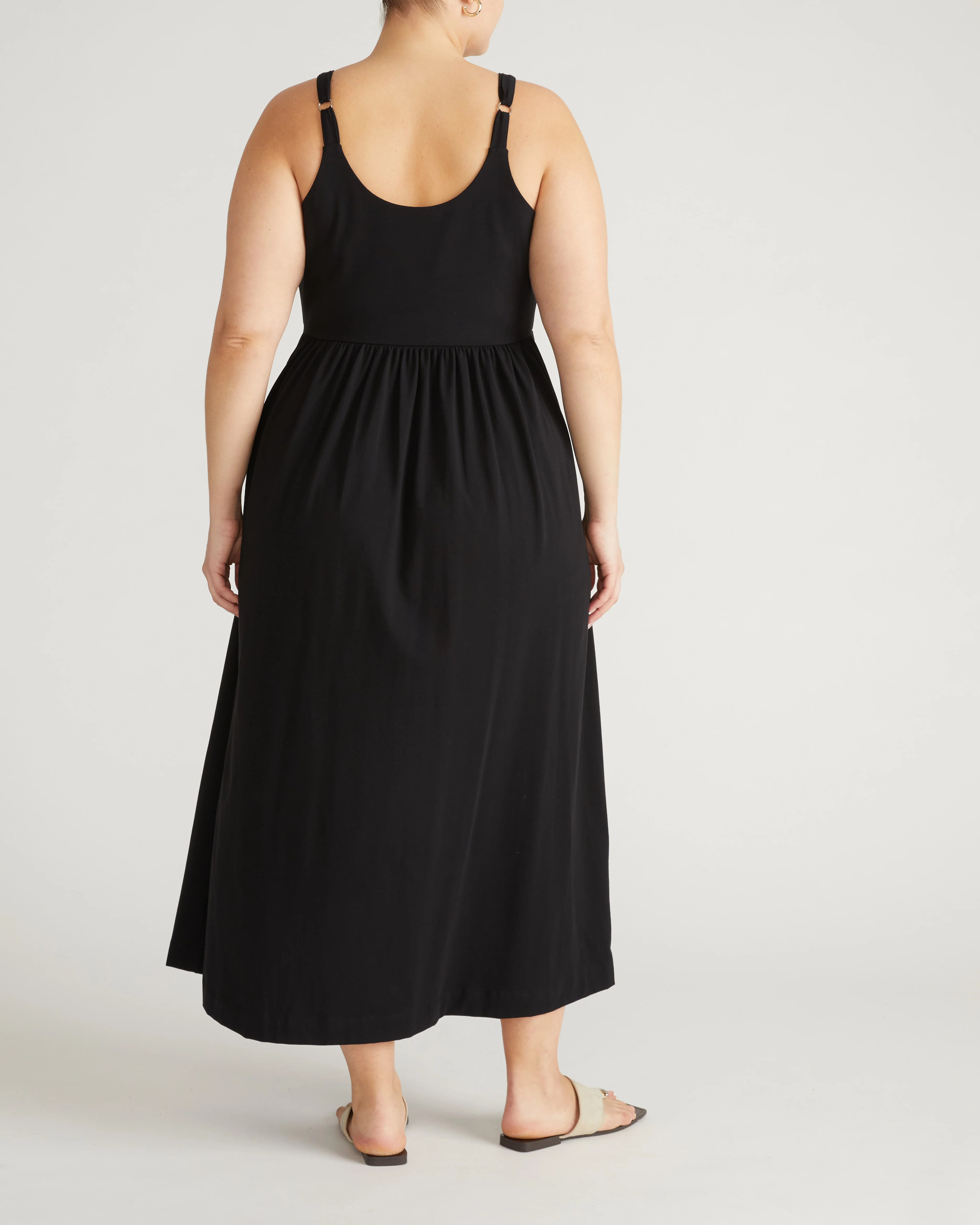 Cayo Cami Dress - Black - Image 7