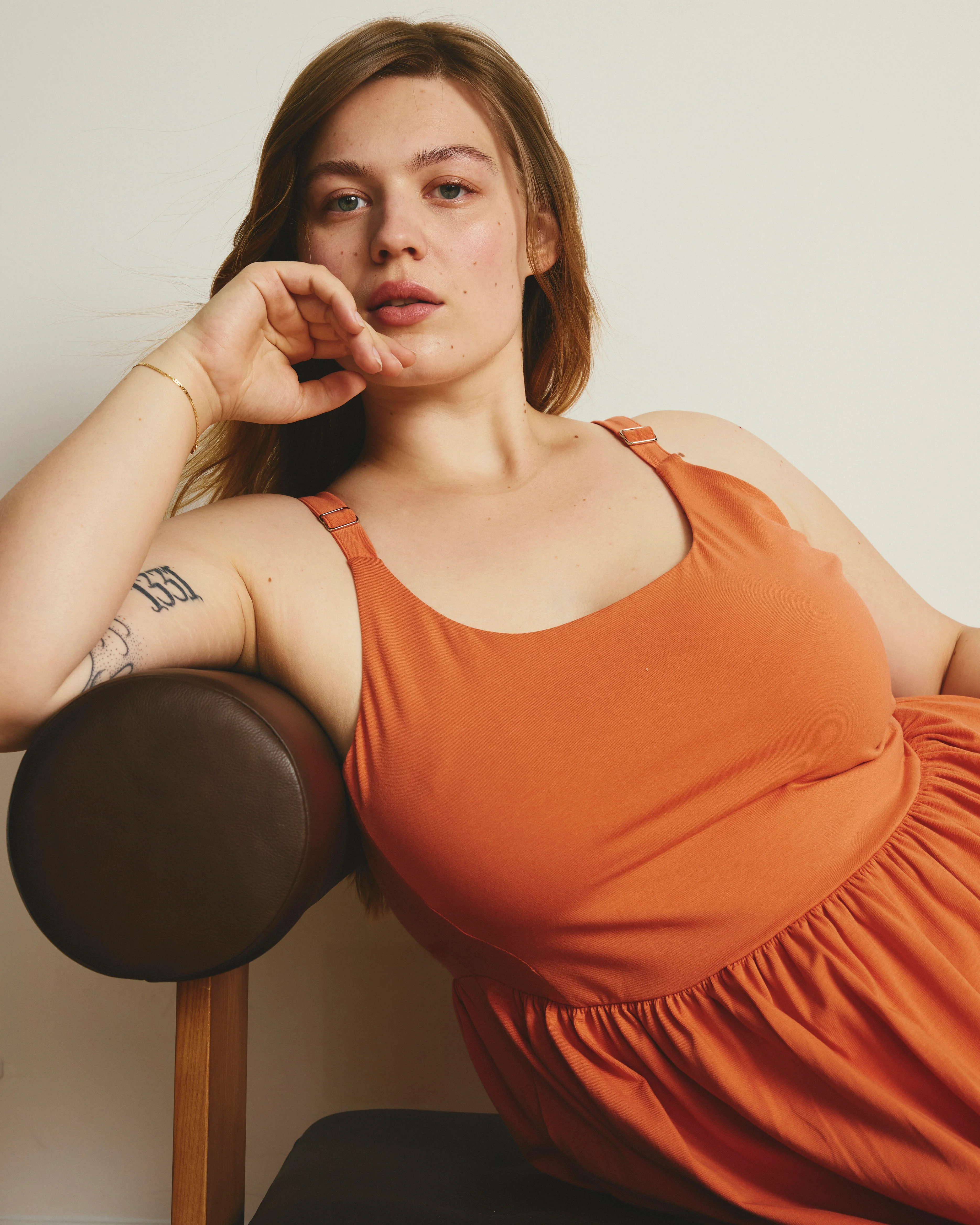Cayo Cami Dress - Italian Orange - Image 3