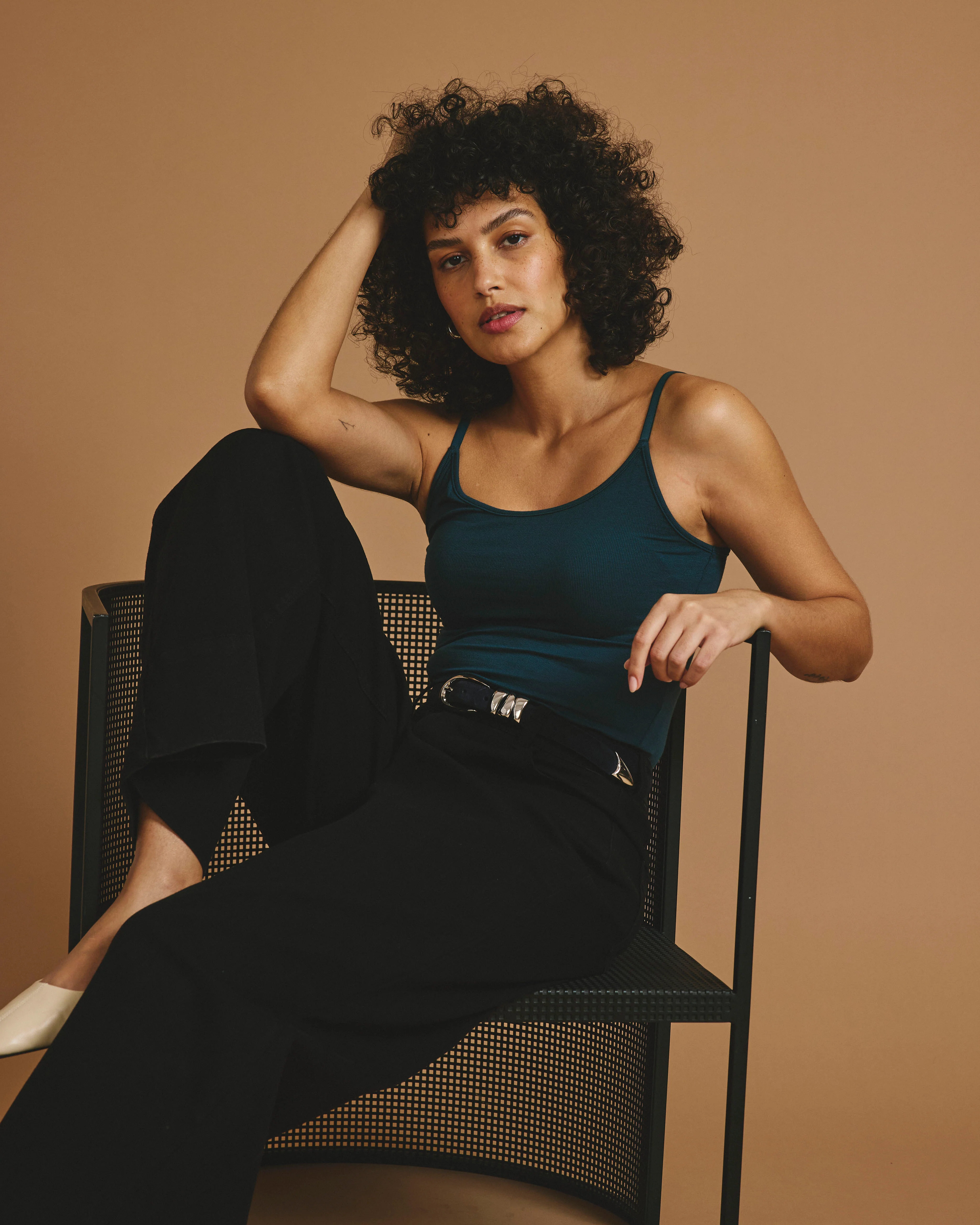 Cloud Rib Camisole - Deep Sea - Image 2