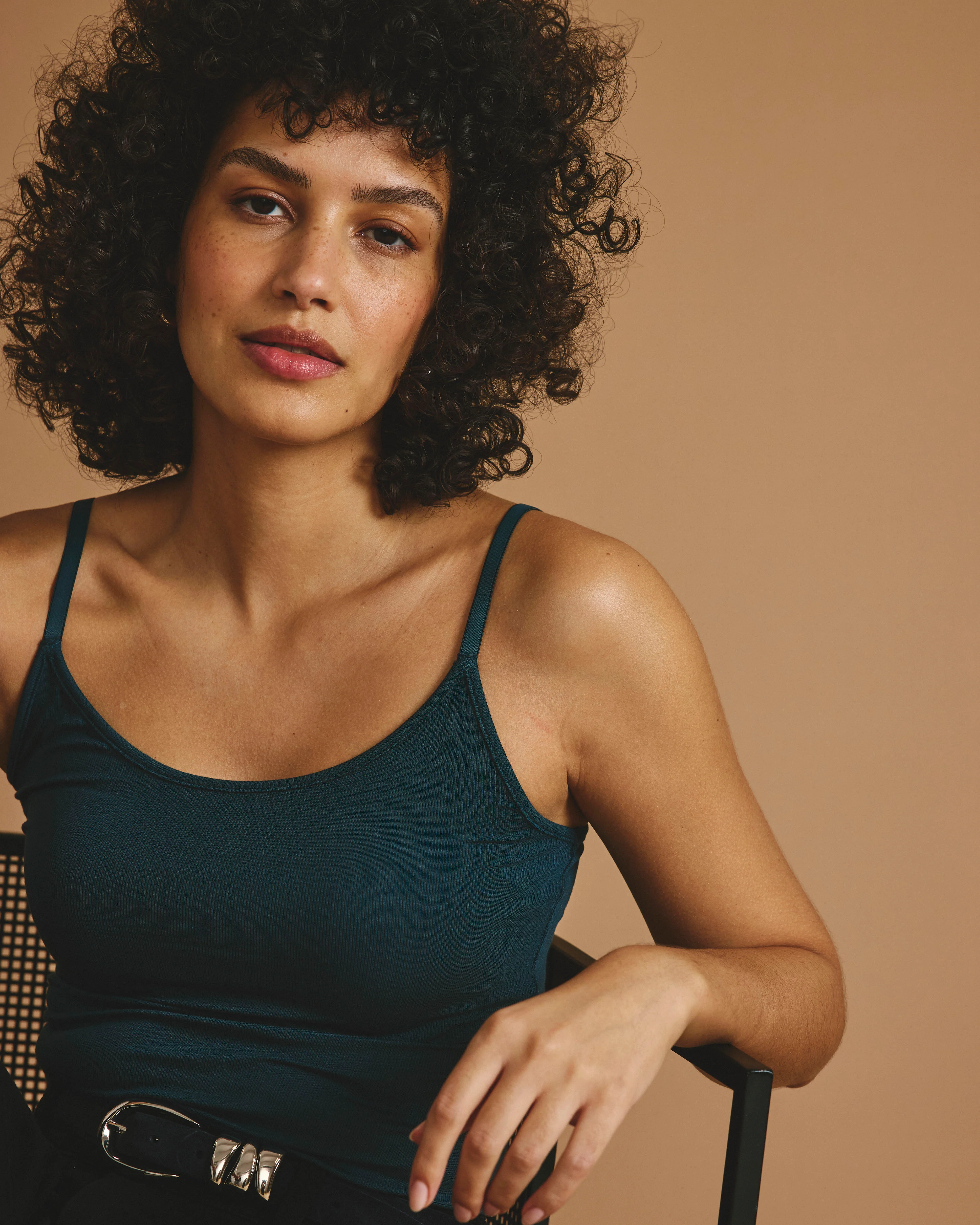 Cloud Rib Camisole - Deep Sea - Image 3