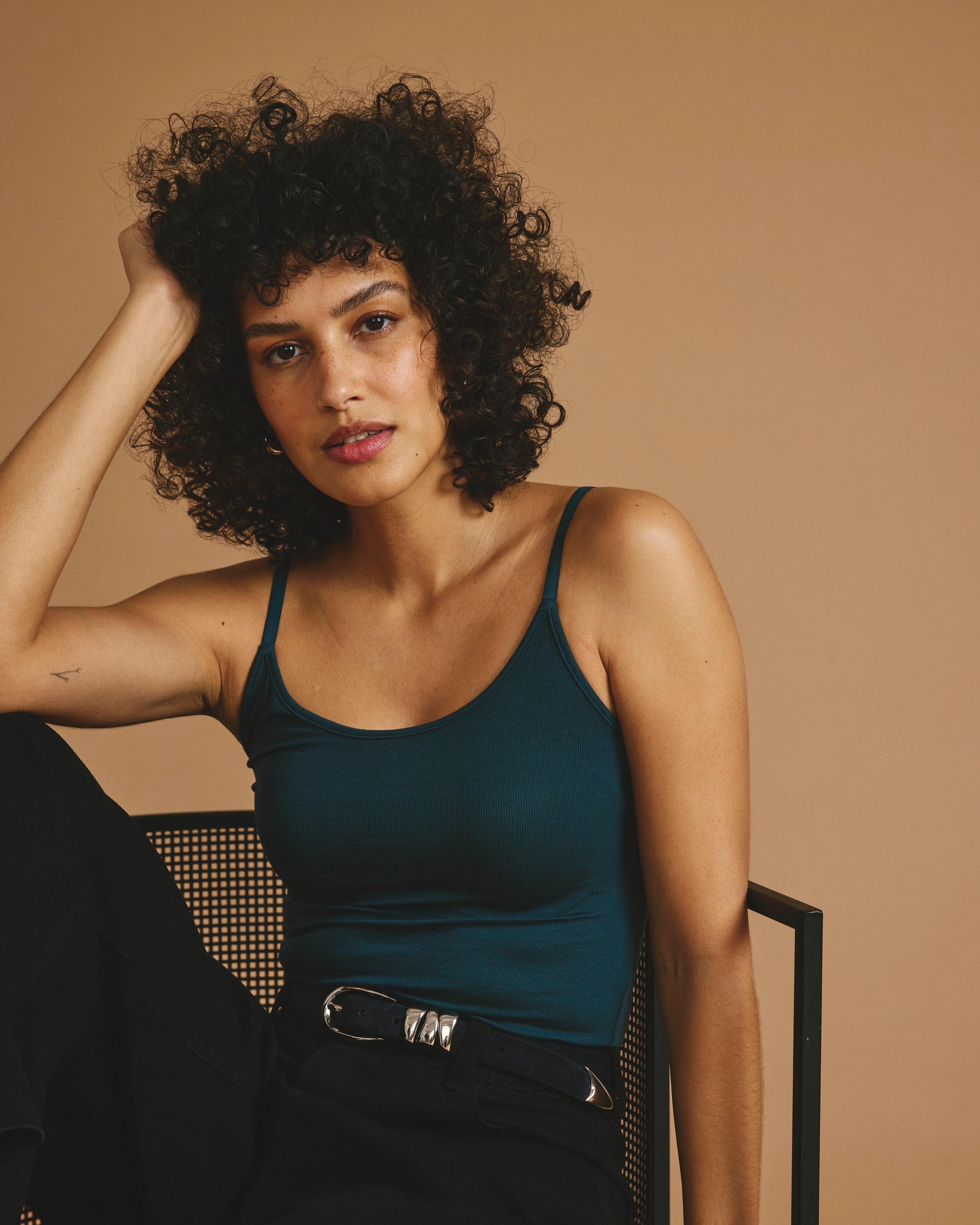 Cloud Rib Camisole - Deep Sea - Image 4