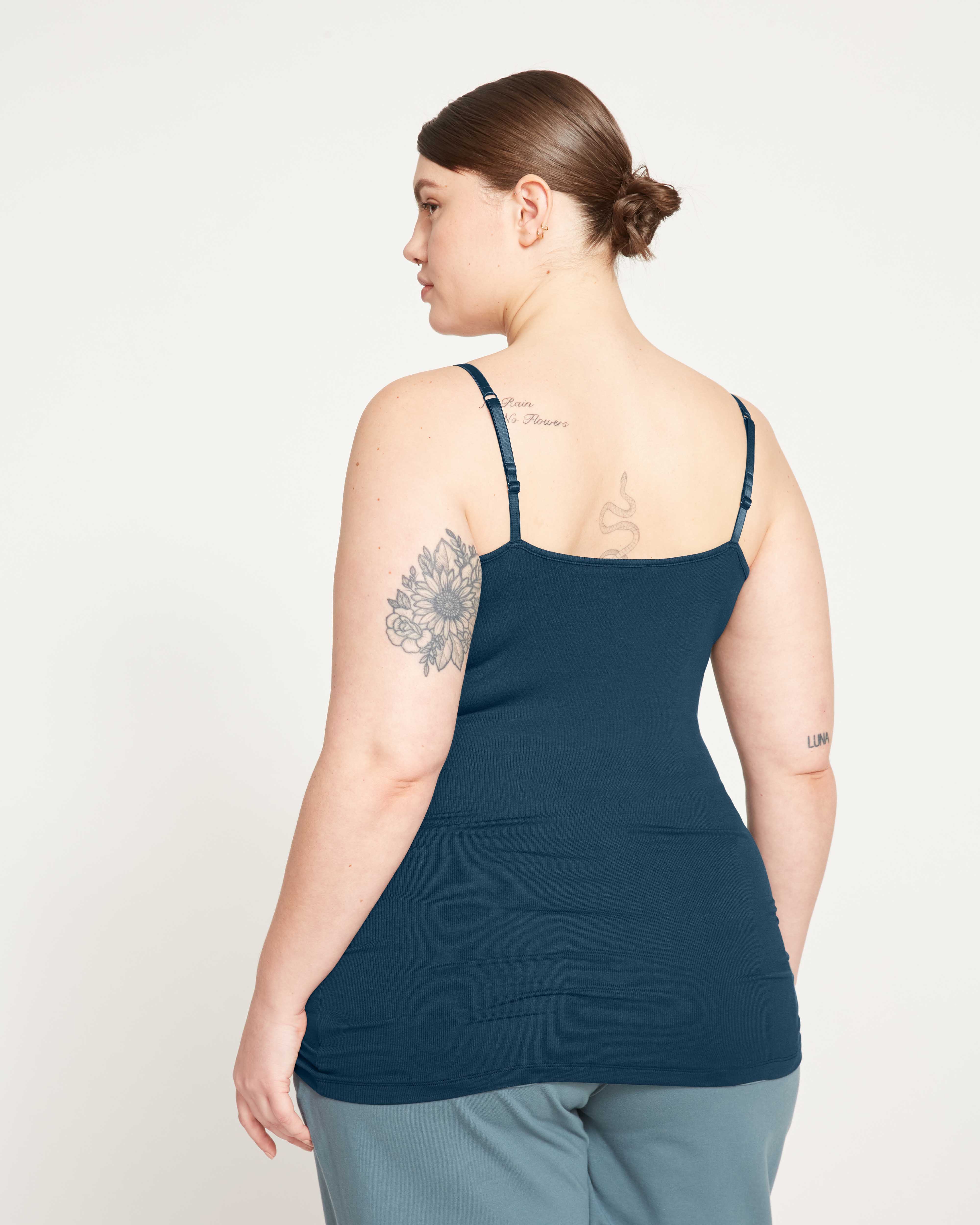 Cloud Rib Camisole - Deep Sea - Image 8