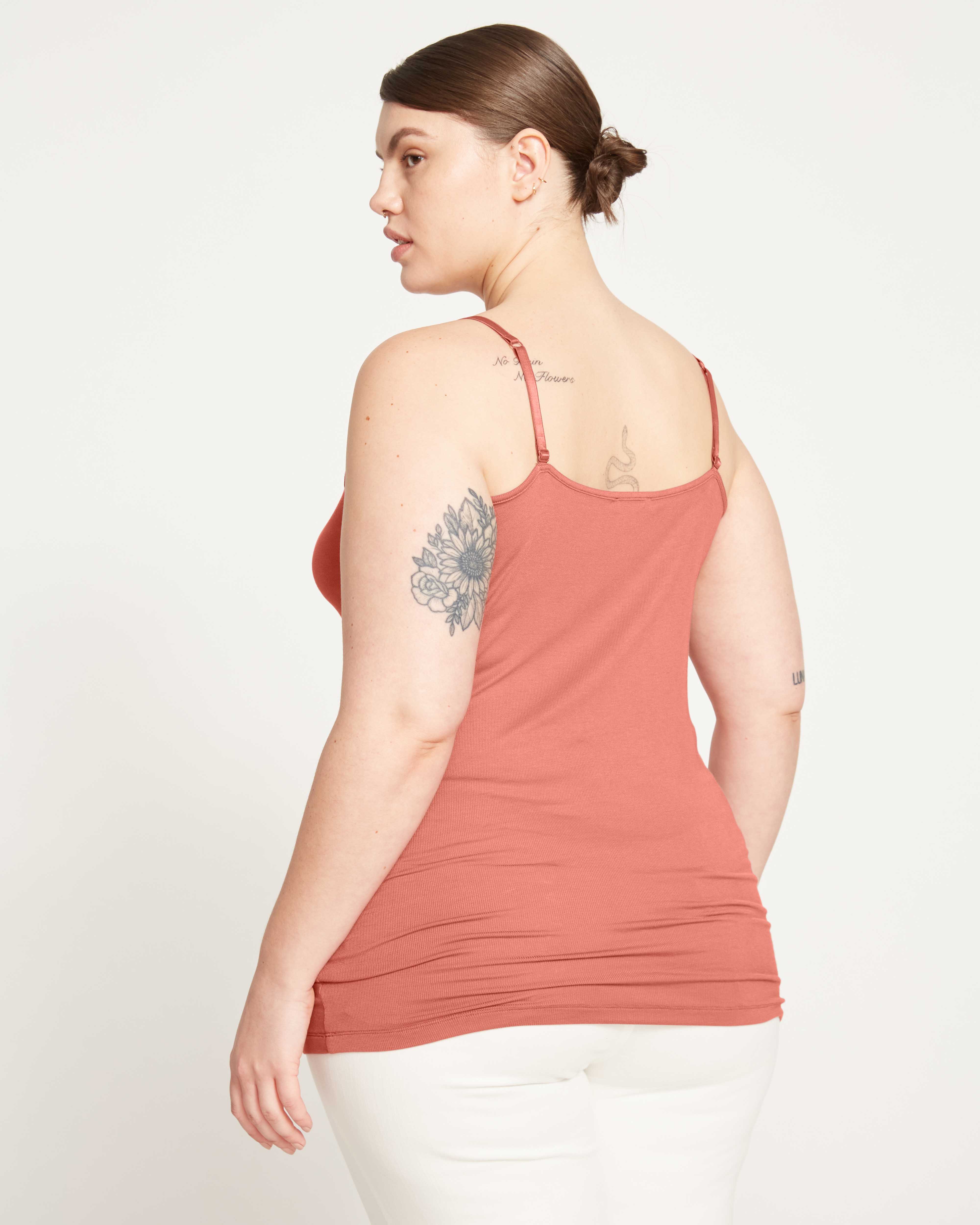Cloud Rib Camisole - Terracotta - Image 5