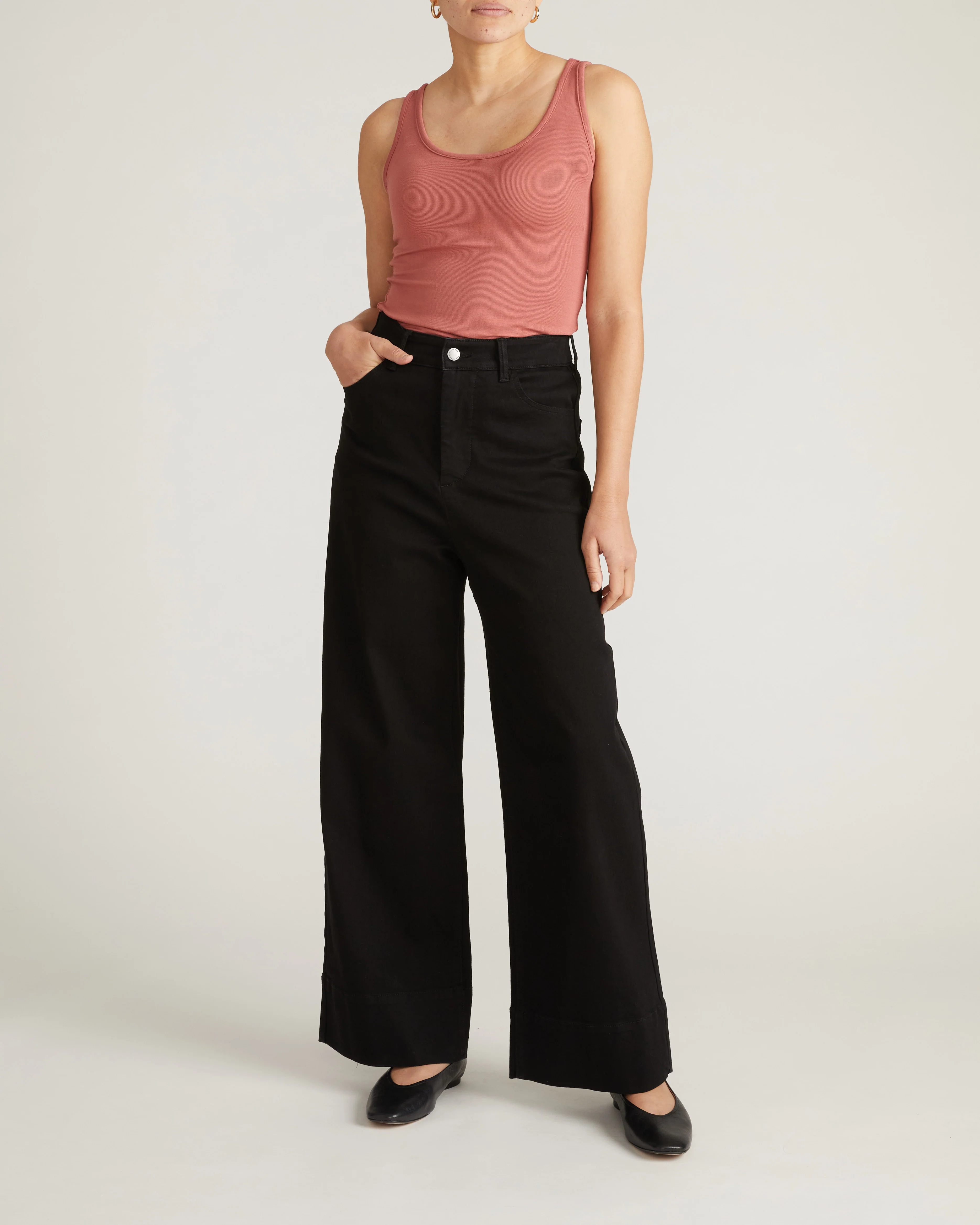 Cloud Rib Tank - Terracotta - Image 3