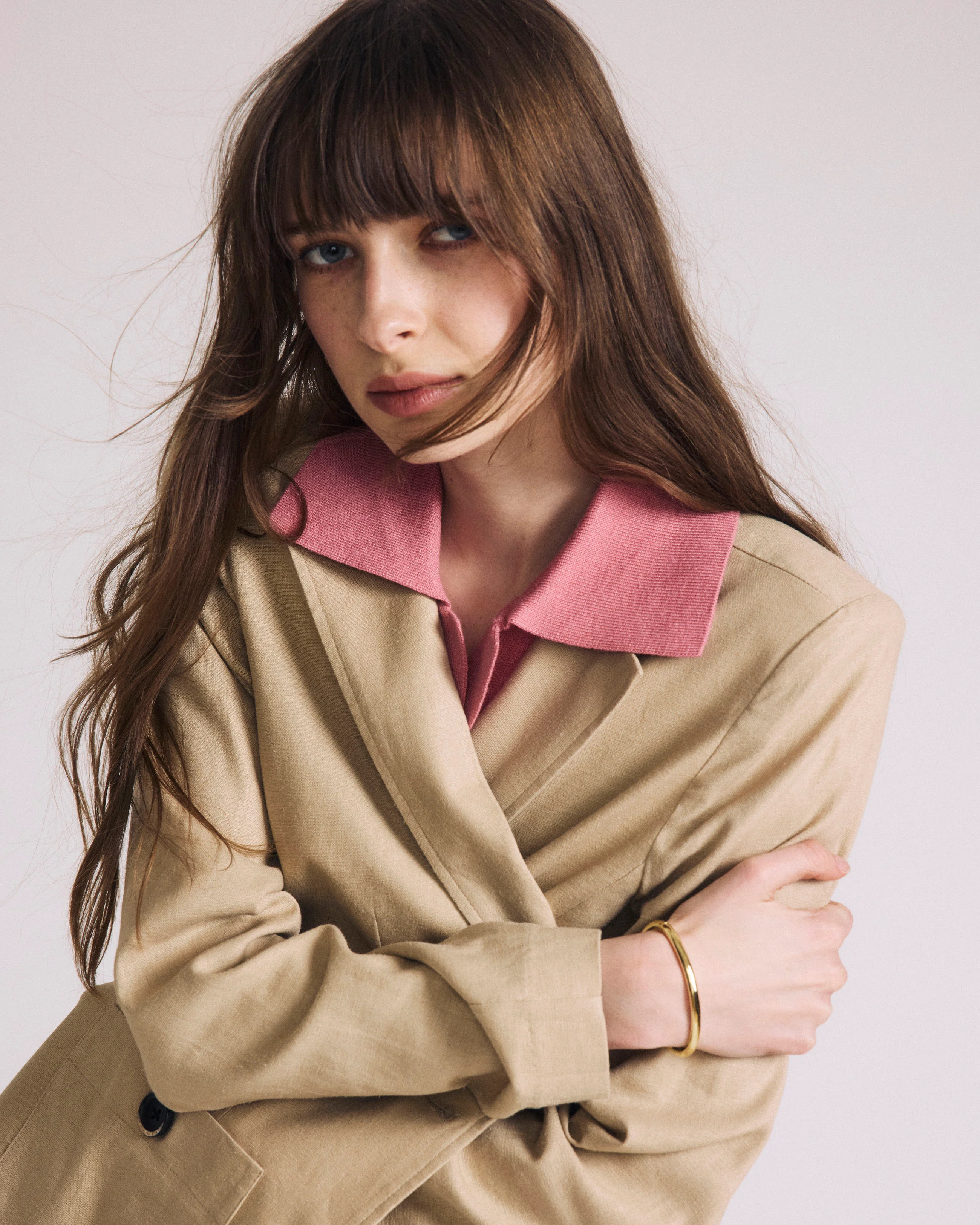 Coastal Linen Blazer - Danish Coffee - Image 4