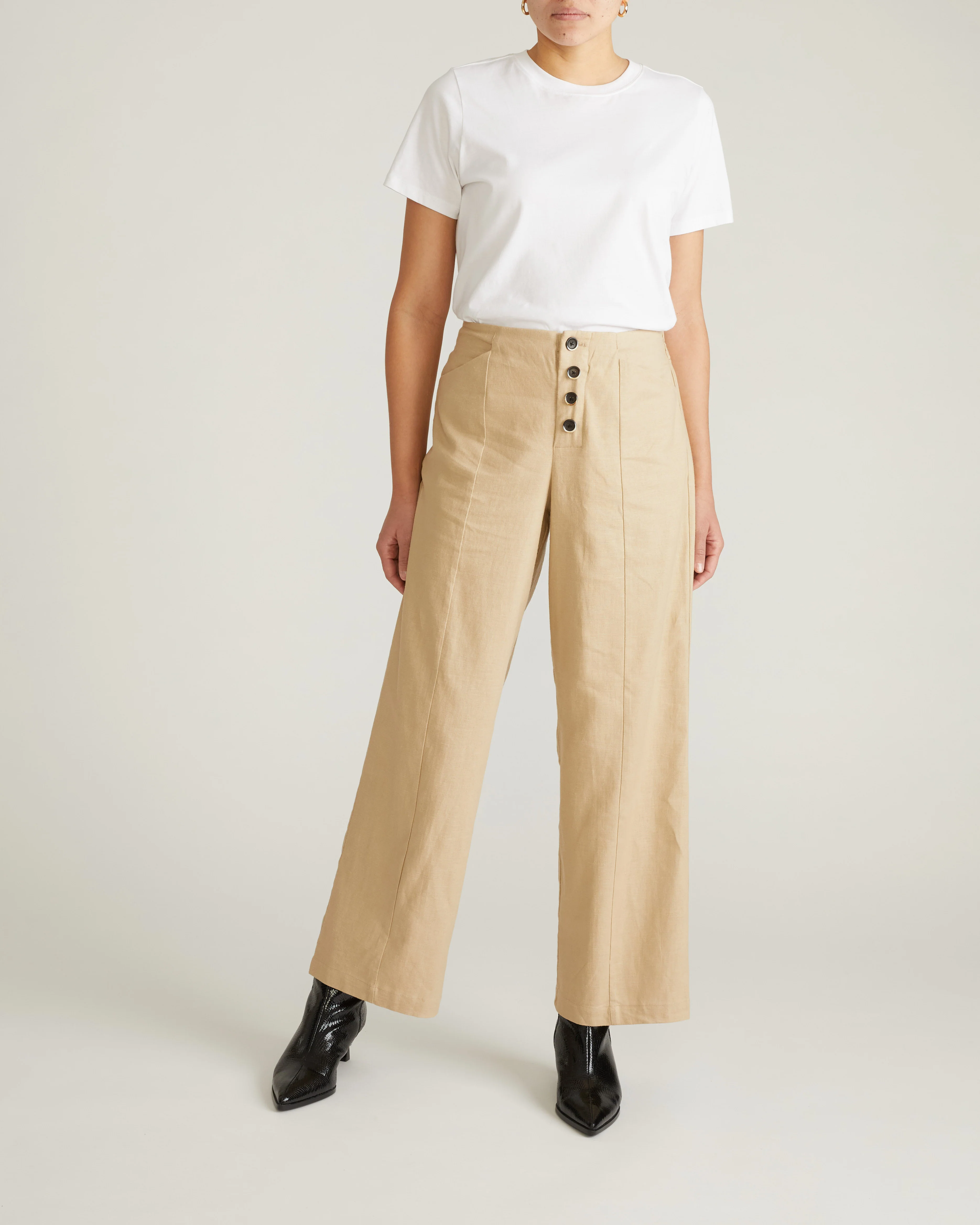 Coastal Linen Pants - Danish Coffee - Image 3