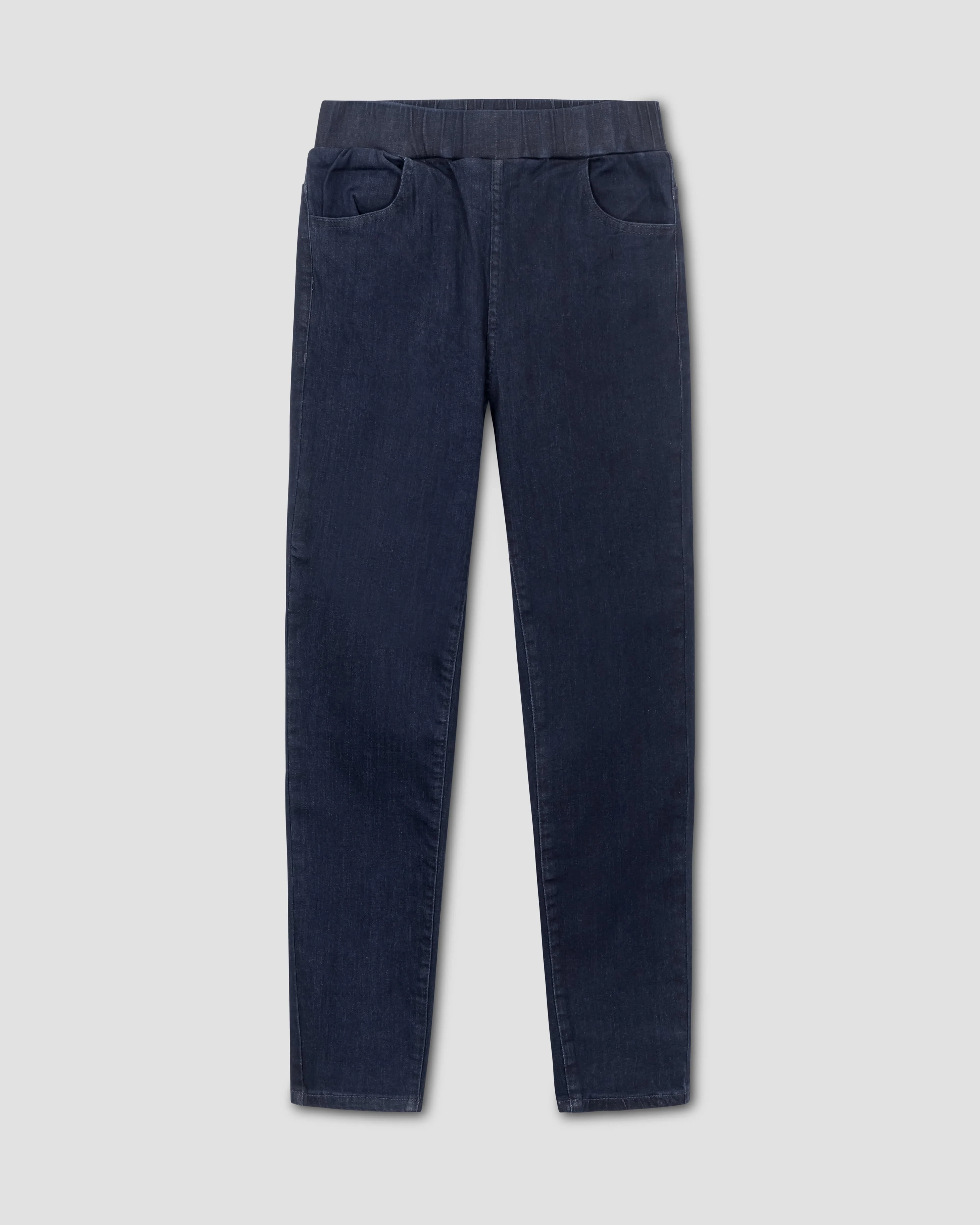 ComfortDenim Dont Call Them Jeggings - Dark Indigo - Image 6