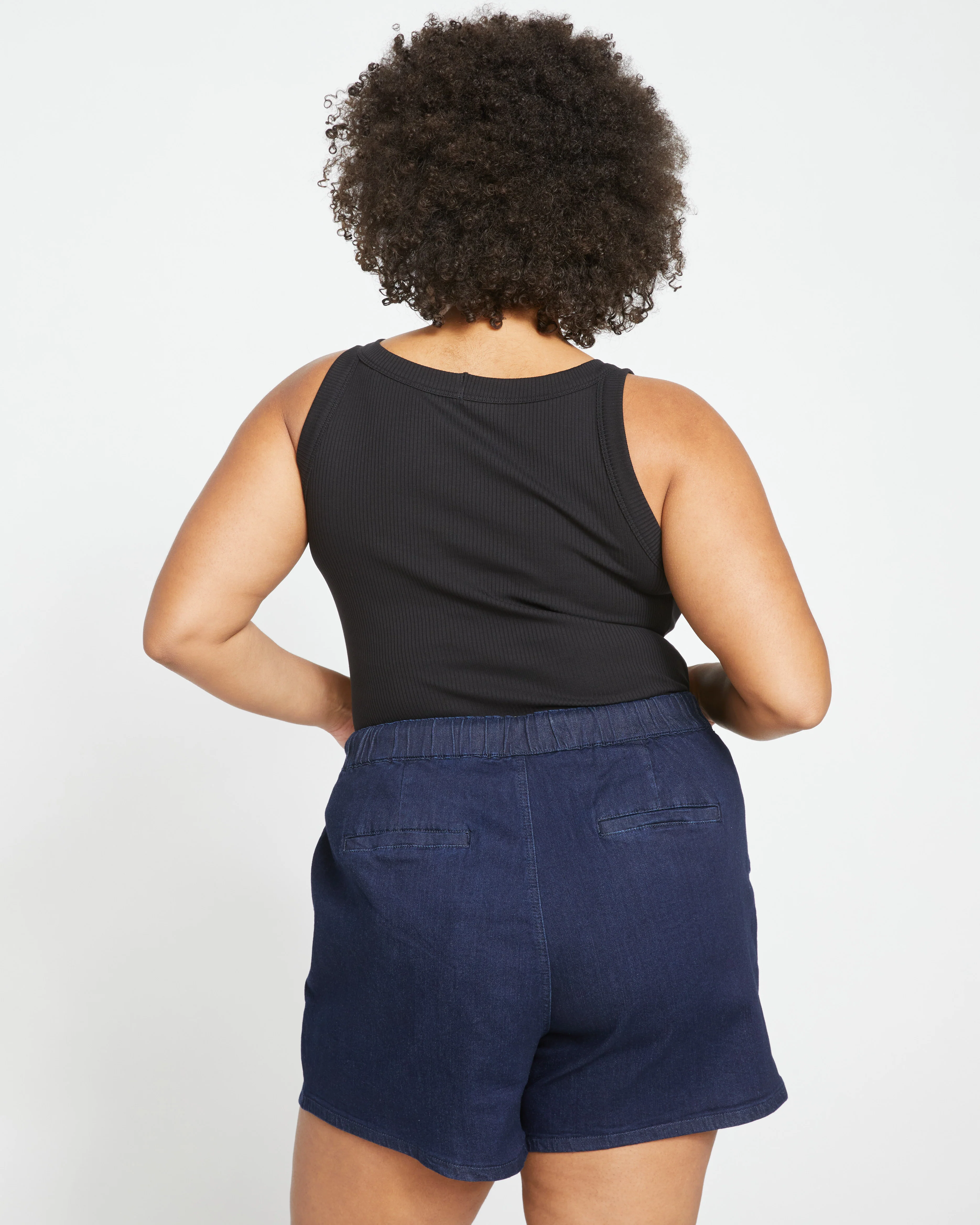 ComfortDenim Marche Shorts - Dark Indigo - Image 4