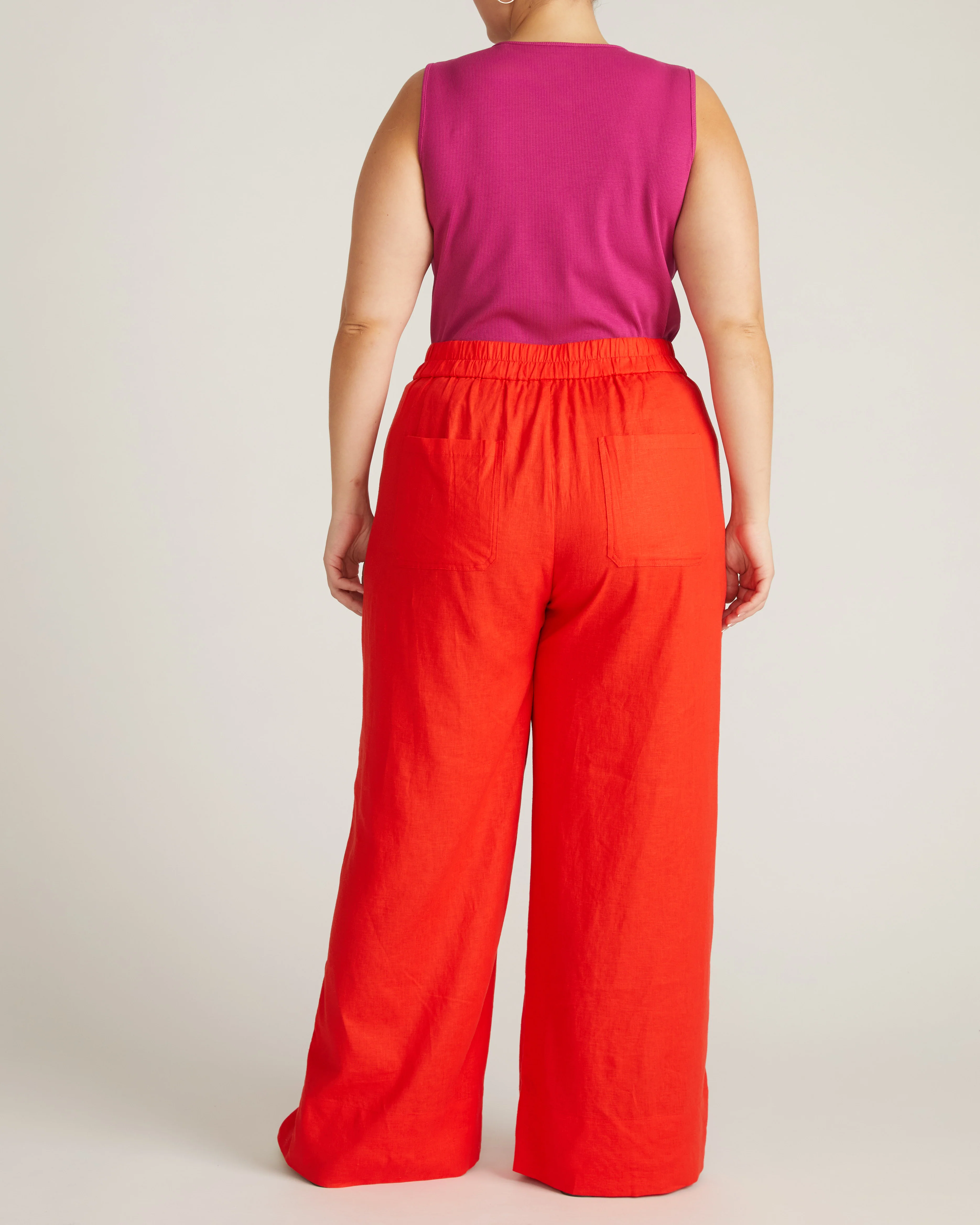 Daisy Ribbed Tank - Hyper Pink - Image 4