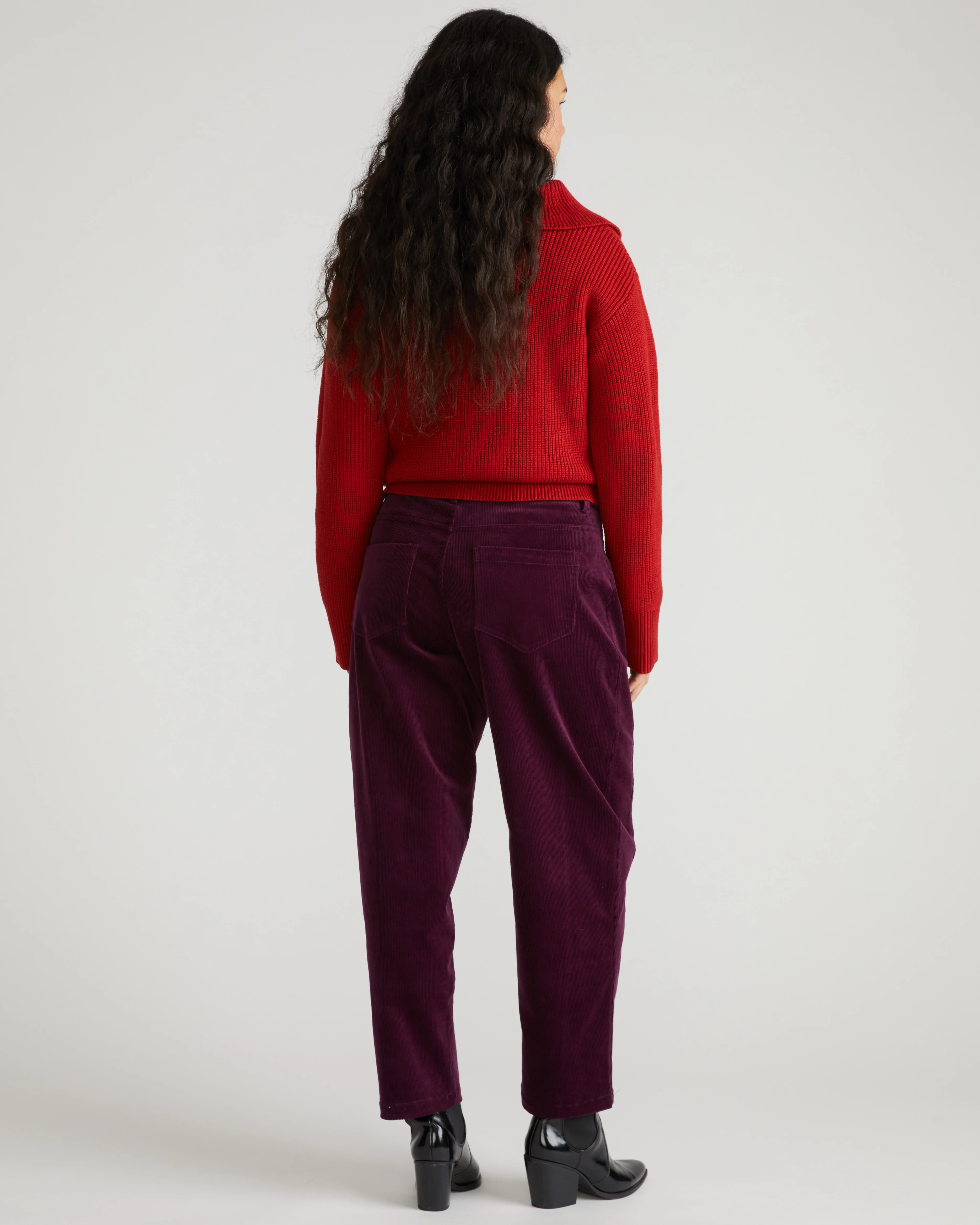 Dakota Twisted Leg Corduroy Pants - Gamay - Image 10
