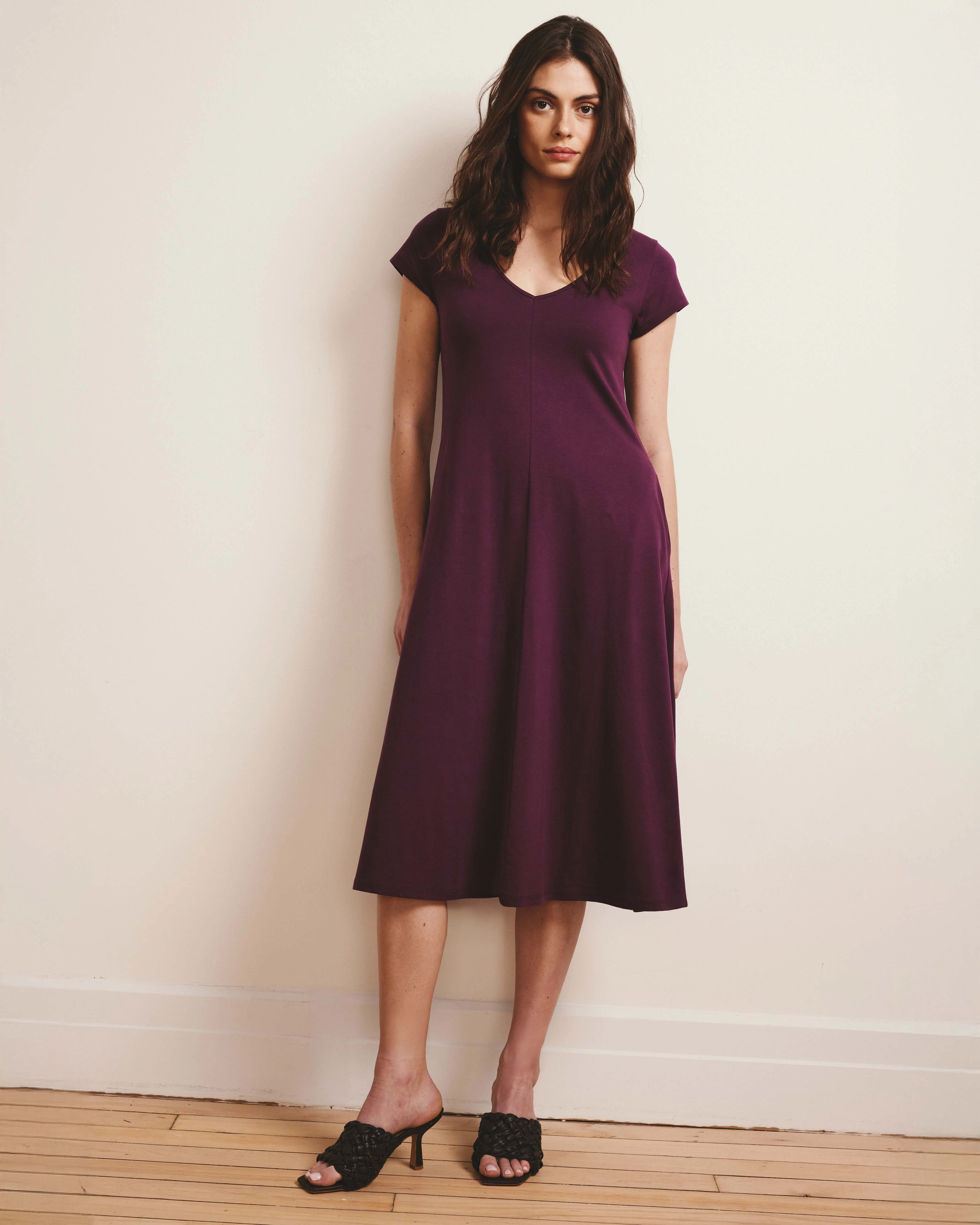 Danna Jersey Dress - Gamay - Image 2