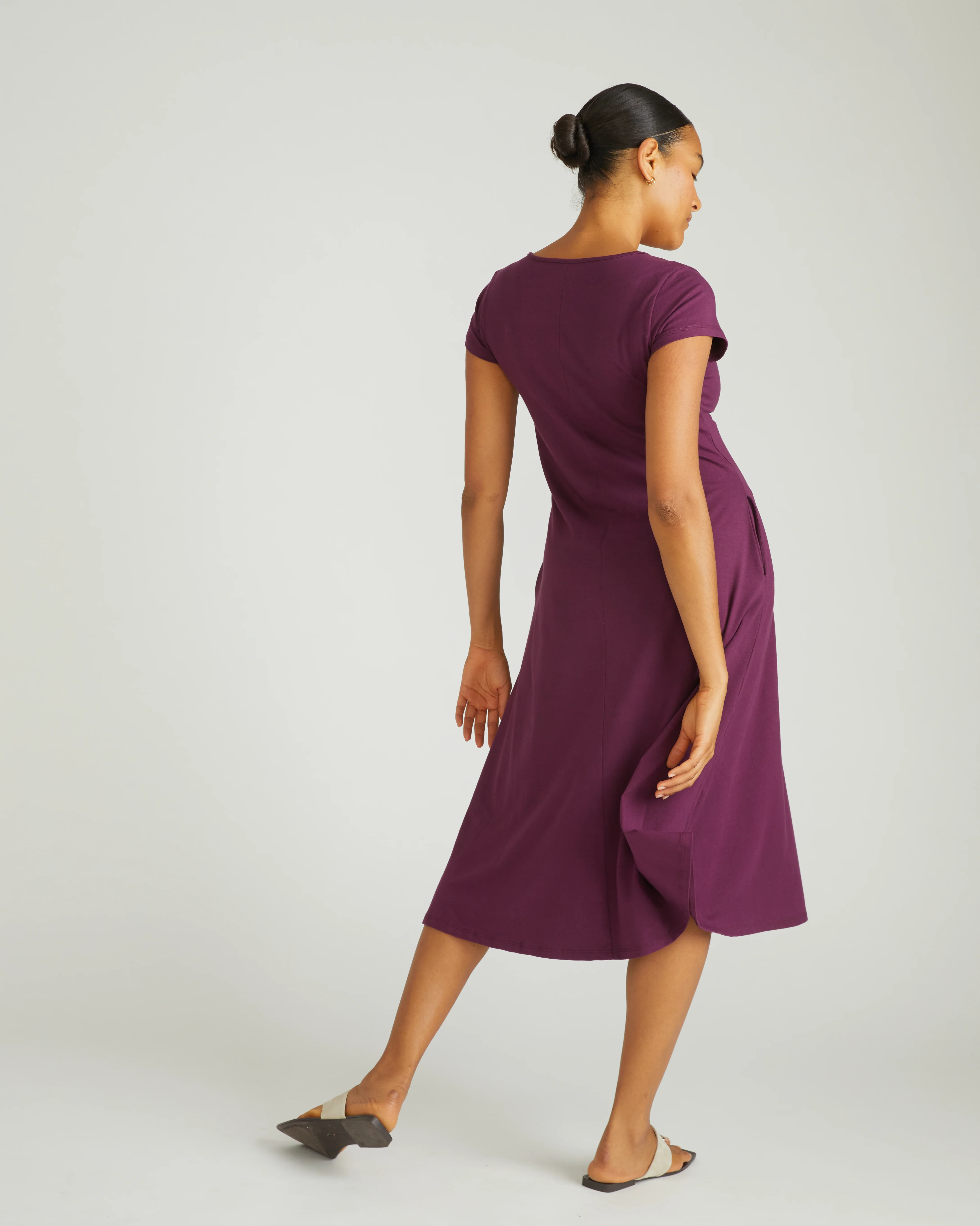 Danna Jersey Dress - Gamay - Image 6