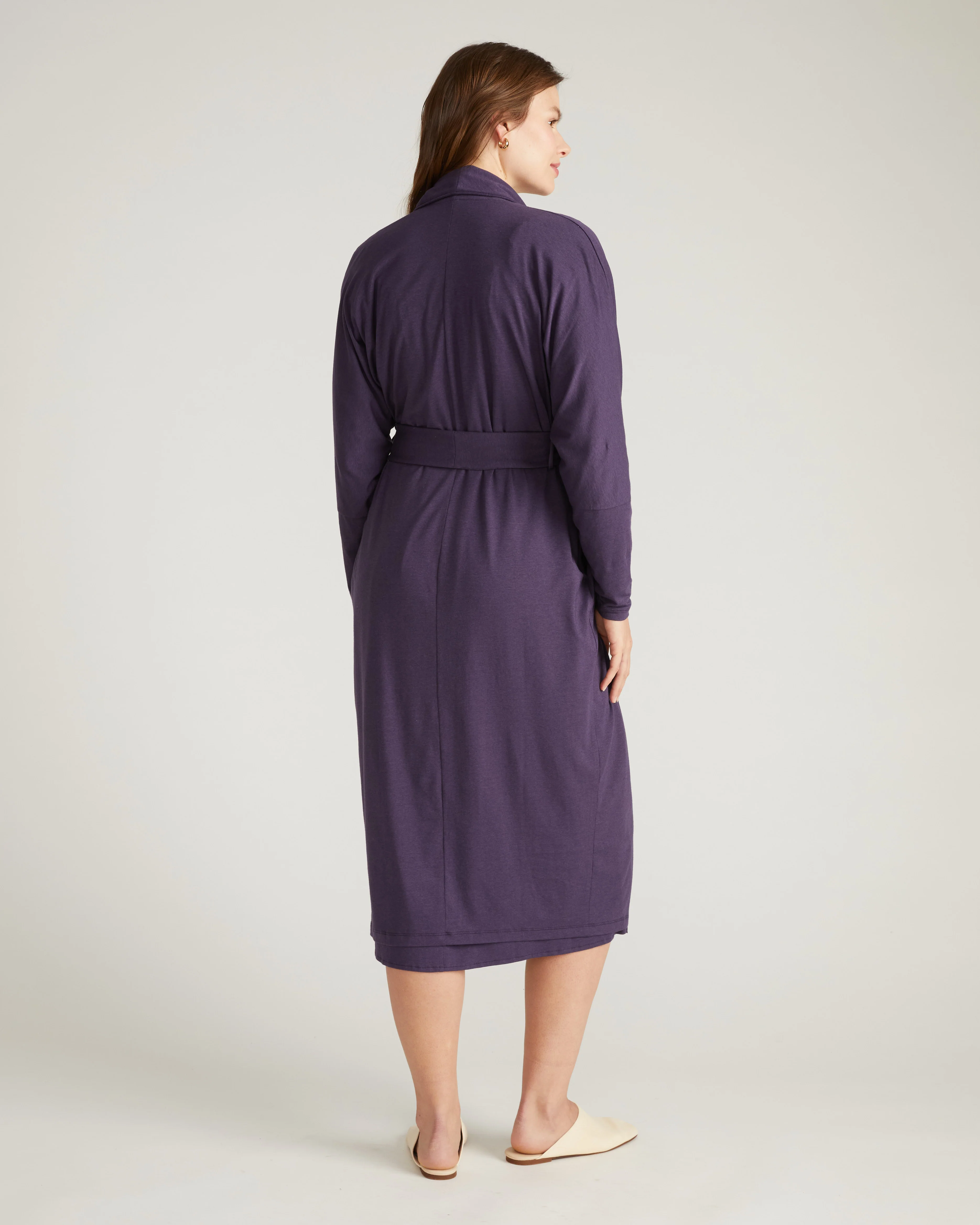 Daphne Lounge Robe - Anthracite - Image 3