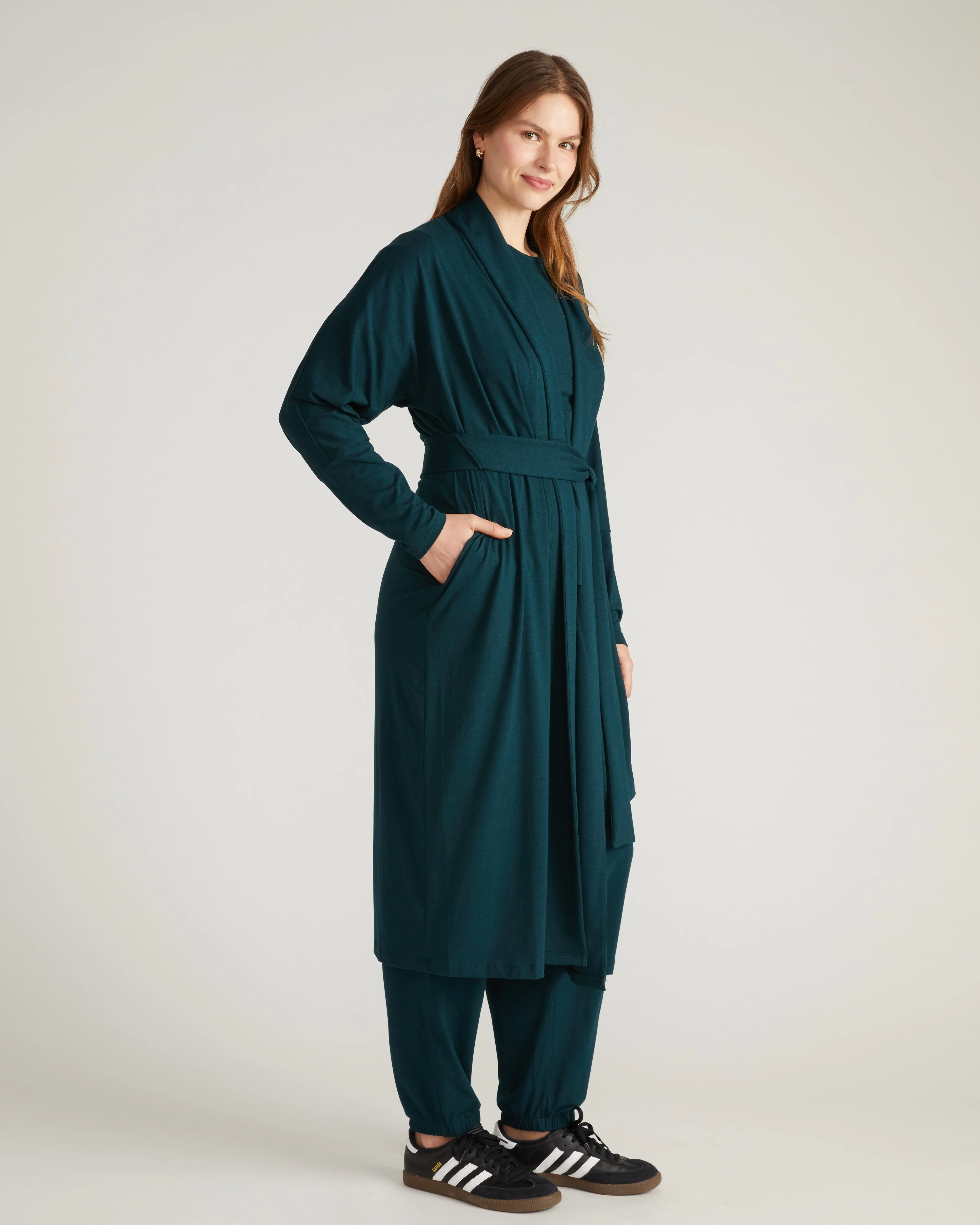 Daphne Lounge Robe - Deep Sea - Image 2