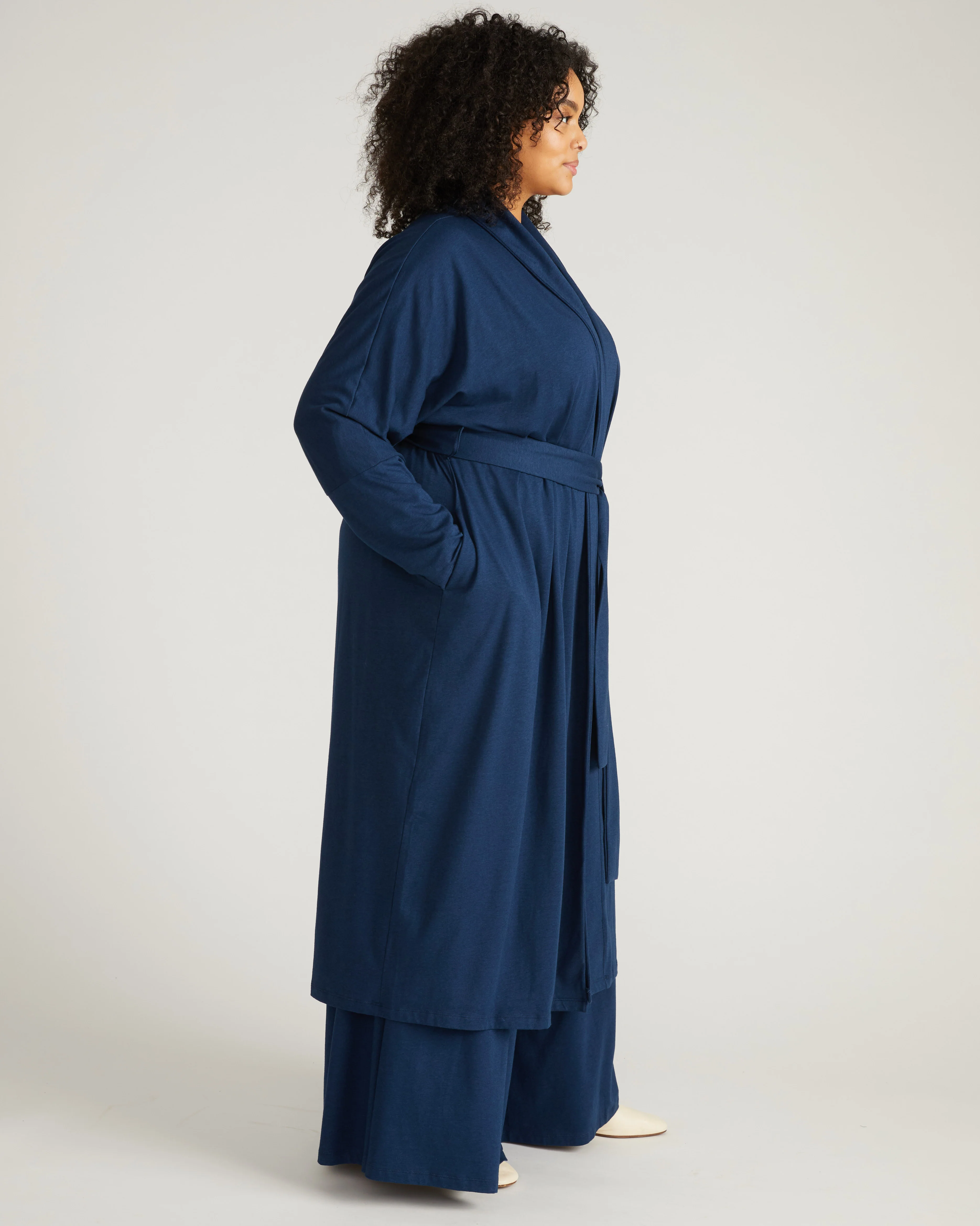 Daphne Lounge Robe - Pageant Blue - Image 2