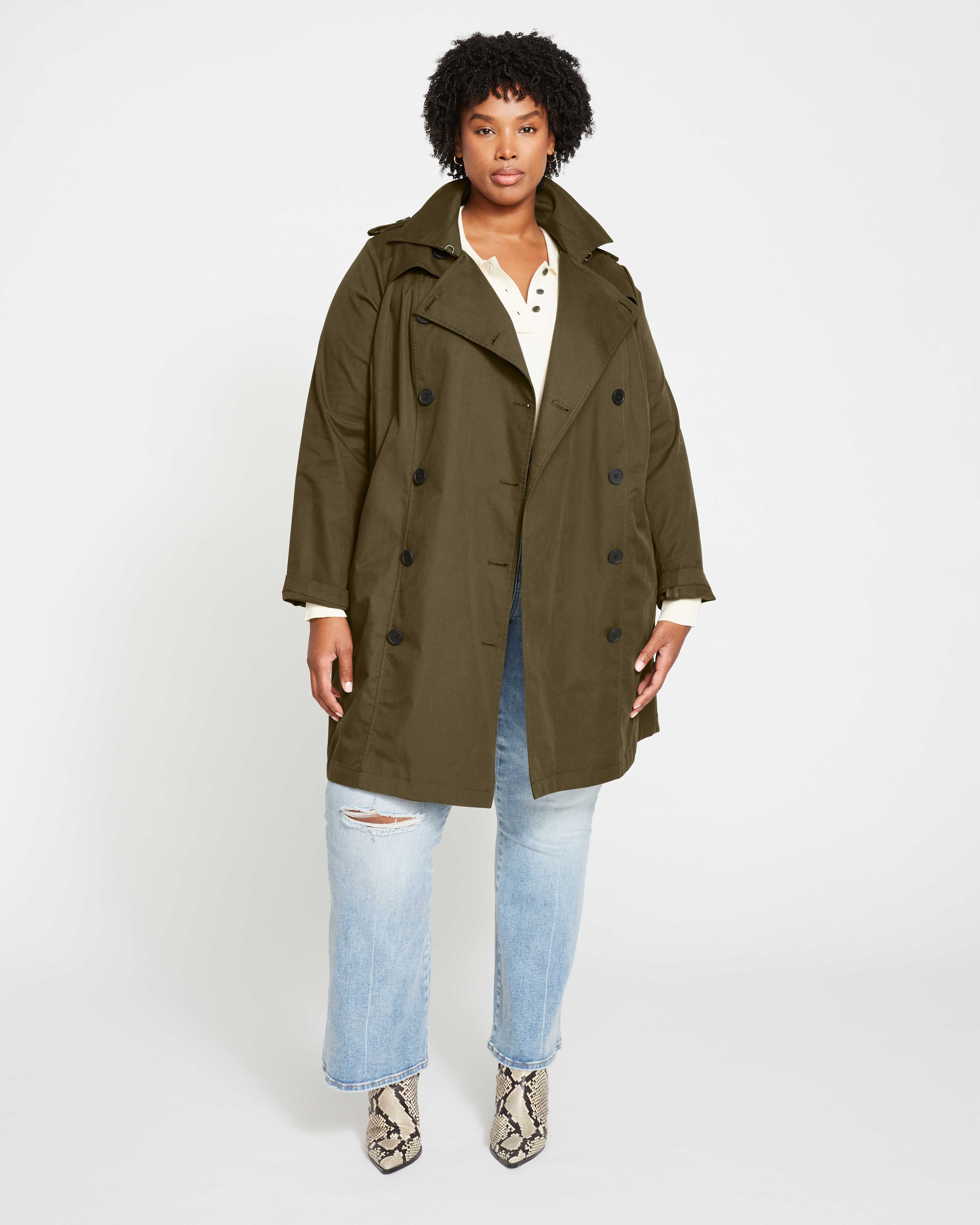 Derjon Trench Coat - Camo - Image 3