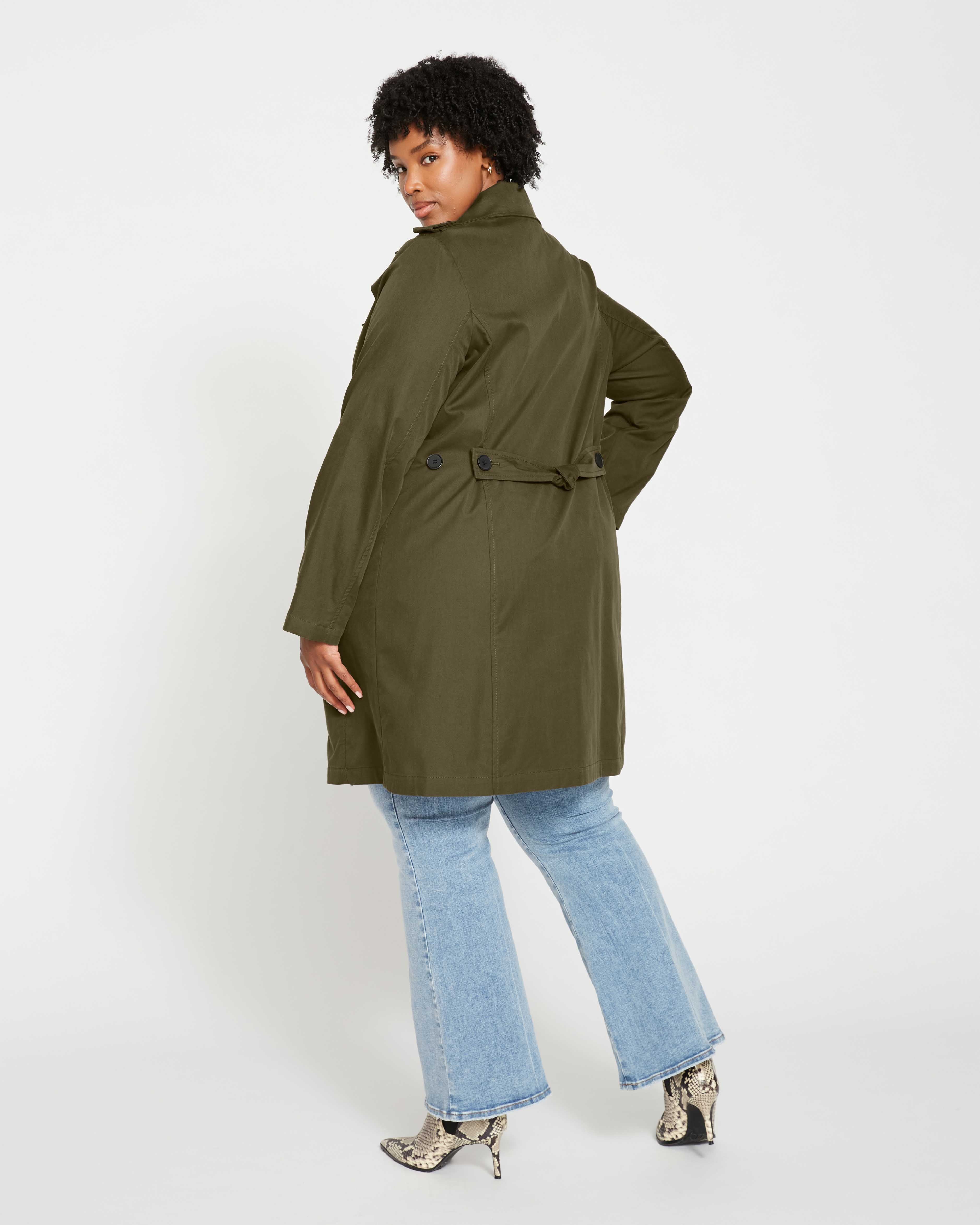 Derjon Trench Coat - Camo - Image 5