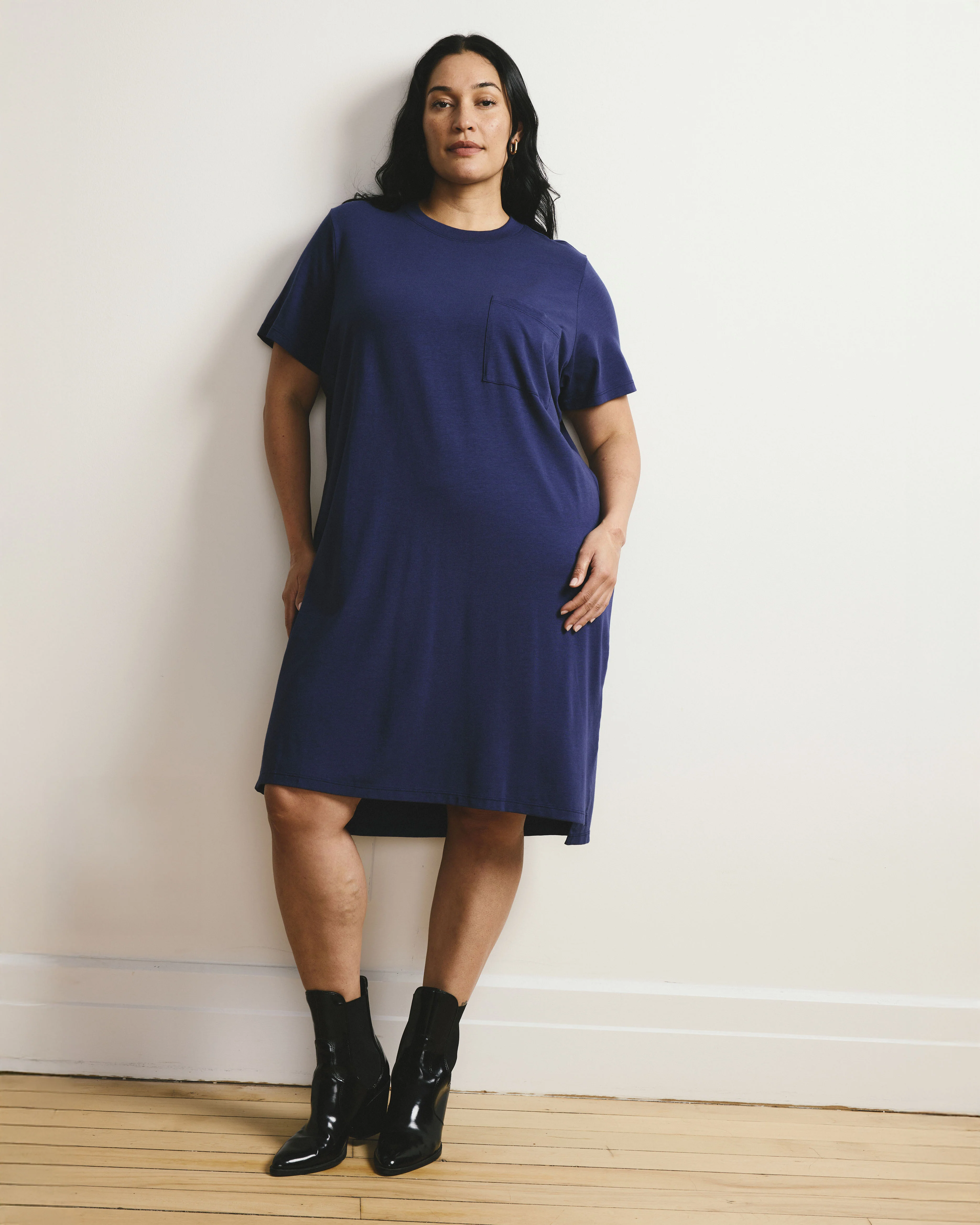 Garcon Tee Dress - Classic Navy - Image 4